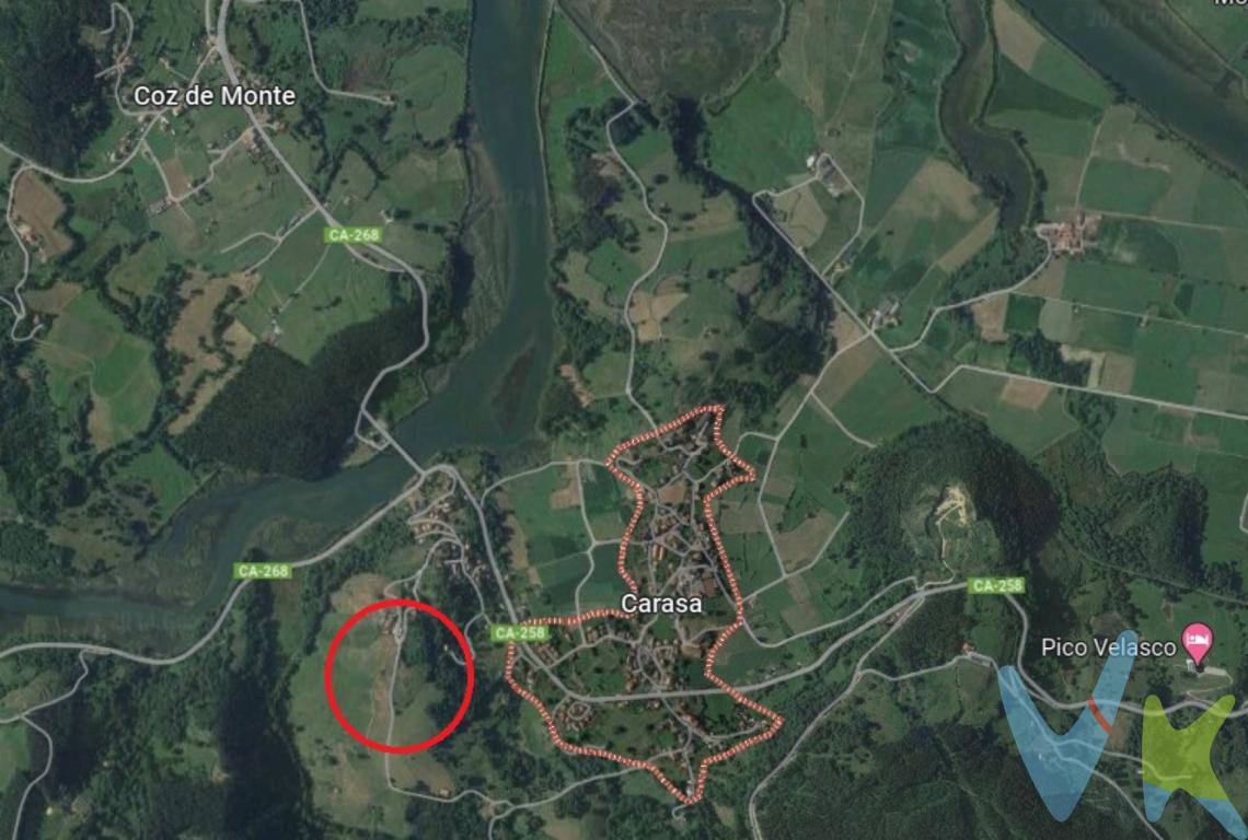  En la pintoresca localidad de Carasa, se encuentra esta increíble finca en venta que no puedes dejar pasar. Con una extensa parcela que ofrece múltiples posibilidades, esta propiedad es perfecta para aquellos que buscan un espacio con conexión a red eléctrica en un entorno tranquilo y privilegiado para poder hacer una casa a tu medida.Este terreno no es solo una parcela, gracias a que se encuentra a menos de 200 m de suelo urbano y atendiendo a las últimas modificaciones realizadas en la Ley del Suelo el pasado diciembre es una puerta hacia la posibilidad de diseñar y edificar la residencia unifamiliar de sus sueños, con el valor añadido de estar ya conectado a la red eléctrica, lo que asegura una transición suave y sin complicaciones hacia su nueva vida. Al ingresar a la finca, quedará impresionado por la belleza natural que la rodea. Con amplias zonas verdes y vistas despejadas, es el lugar ideal para construir la casa de sus sueños o para disfrutar de momentos de relajación en medio de la naturaleza. Además, la conexión a red eléctrica garantiza comodidad y facilidades para el día a día.Si busca un lugar donde escapar del bullicio de la ciudad y conectar con la tranquilidad del entorno rural, esta finca es la opción perfecta. Con una ubicación privilegiada y todas las comodidades necesarias, se convierte en una oportunidad única que merece ser aprovechada.Además, la finca se encuentra en una zona con fácil acceso a Carasa y a las principales carreteras, lo que facilita la movilidad y el acceso a servicios básicos. Ya sea para invertir en una propiedad con potencial de revalorización o para disfrutar de un estilo de vida más relajado, esta finca cumple con todos los requisitos para convertirse en su nuevo hogar.No deje pasar esta oportunidad única de adquirir una finca con conexión a red eléctrica en Carasa. Visítela y descubra por sí mismo todas las posibilidades que ofrece este increíble inmueble. Estamos seguros de que quedará enamorado de sus encantos y no querrá perder la oportunidad de hacer de este lugar su nuevo hogar.Contáctenos hoy mismo para concertar una visita y descubrir todo lo que esta finca tiene para ofrecer. ¡No se arrepentirá! 