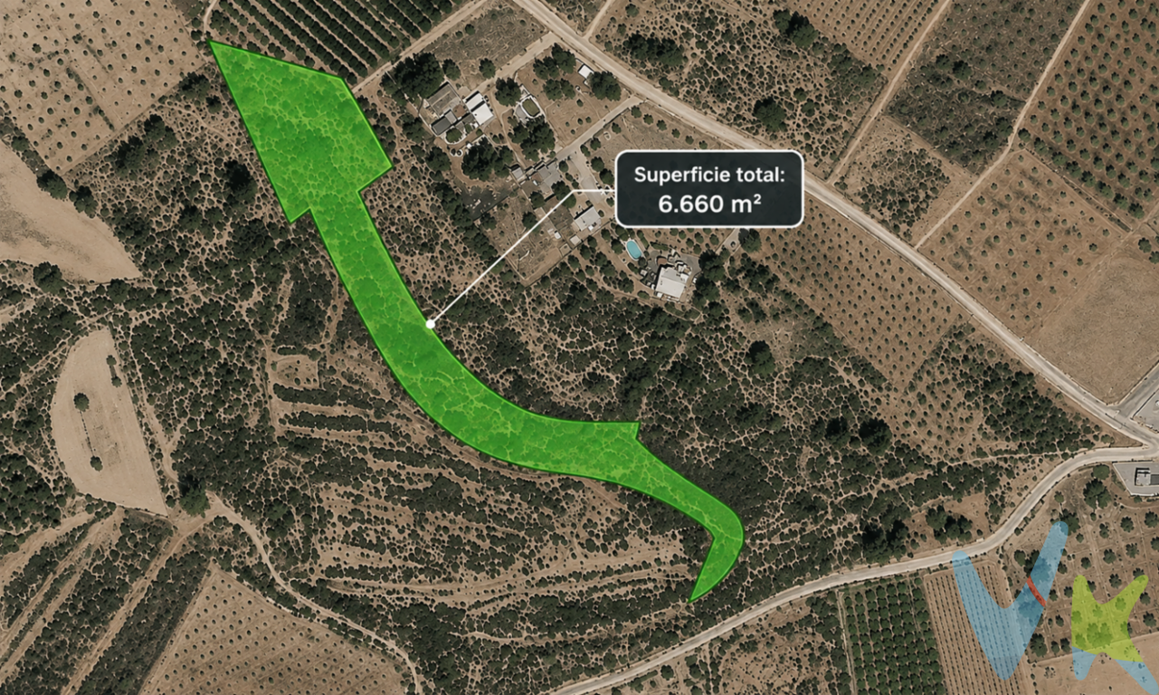 Parcela rústica en venta situada en Montserrat (Valencia), con una superficie total de 6.660 m², aproximadamente 8 hanegadas.Ubicada en un entorno natural y tranquilo, rodeada de vegetación y parcelas agrícolas, ofrece un espacio ideal para quienes buscan disponer de terreno rústico en la zona.La finca presenta una orografía propia del entorno rural de Montserrat y cuenta con acceso mediante camino.Precio de venta: 28.000 Para más información sobre la ubicación o para concertar una visita, contacte con nosotros.