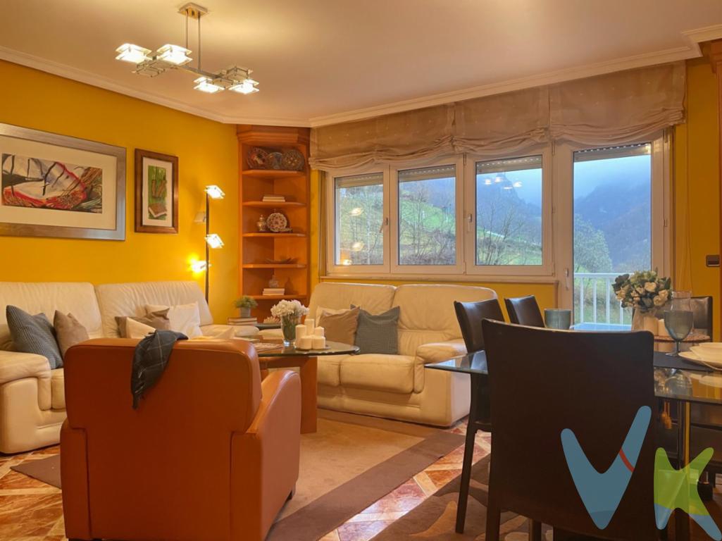 En La Cuesta de Tolivia, en el concejo de Laviana, se encuentra esta propiedad de 284 m² que combina amplitud, naturaleza y una característica cada vez más determinante: la posibilidad real de teletrabajar con calidad de vida.

Cinco habitaciones y cuatro baños permiten organizar la vivienda con total flexibilidad. Una o incluso dos estancias pueden destinarse a despacho profesional independiente, sala de reuniones privada o estudio creativo sin invadir la dinámica familiar. Aquí trabajar desde casa no es improvisar una mesa en el salón; es disponer de un espacio propio, con silencio, luz natural y vistas abiertas a la montaña.

Y esas vistas marcan la diferencia. Cambian el ritmo, reducen el estrés y aportan claridad. No es lo mismo responder correos mirando un edificio enfrente que hacerlo con el paisaje asturiano como telón de fondo. El entorno natural no es solo estética, es bienestar.

La vivienda se vende además con una finca situada a escasos metros, un valor añadido que amplía las posibilidades: zona de expansión, espacio recreativo, pequeño huerto o simplemente un plus de privacidad. En términos patrimoniales, disponer de terreno adicional siempre juega a favor.

Estamos ante una propiedad sólida, versátil y con proyección. Ideal para familias que necesitan espacio, profesionales que buscan calidad de vida sin renunciar a su actividad, o quienes desean integrar trabajo y hogar de forma armónica.

Vivir bien y trabajar mejor. Aquí ambas cosas son perfectamente compatible

En el precio no están incluidos los gastos notiariales, registro, gestoría e impuesto de tranmisiones

