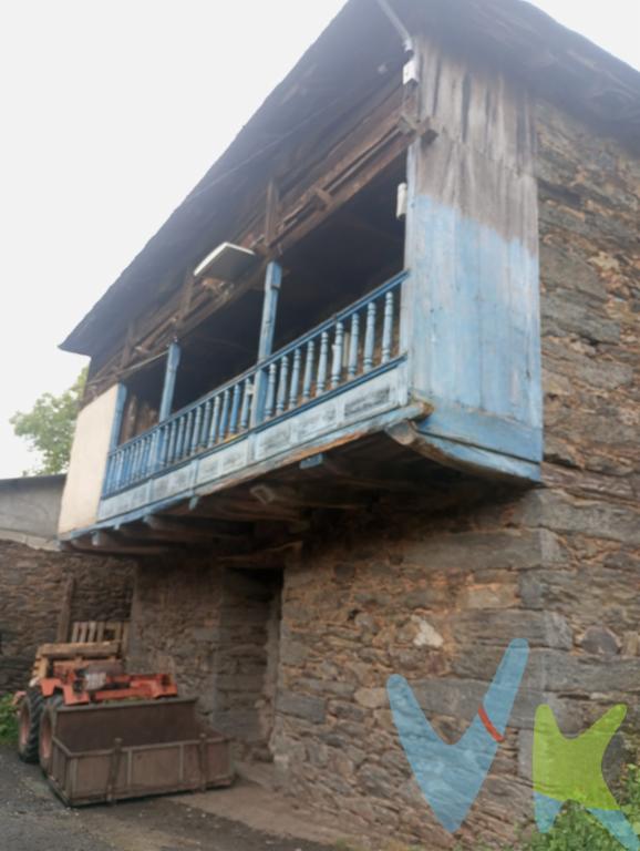 Se vende conjunto de dos casas y fincas en el pueblo de Villasonte, localidad perteneciente a la parroquia de San Martin del Valledor y ubicada a 10 kilómetros de Berducedo, a 34 de Pola de Allande, capital del concejo de Allande, y 130 de Oviedo.Se trata de dos construcciones independientes, formadas por muros de piedra, forjados de madera y cubierta de pizarra. Tienen los suministros de agua y luz dados de alta y los tejados estan reformados, con madera nueva de castaño y losas de pizarra. Interiormente ambas construcciones necesitan obras de acondicionamiento.Construcción 1: En ella se ubica la antigua vivienda familiar compuesta de tres plantas, la planta inferior alberga las antiguas cuadras y cuenta tambien con el antiguo horno de cocción del pan; la planta baja es la vivienda propiamente dicha compuesta de cocina, baño, zona de entrada, habitacion y sala y el desván en la planta alta, pudiendo unirse a la planta baja y acondicionarlo como zona de habitaciones. Cuenta con una superficie total según catastro de 192 metros.Construcción 2: Denominada cuarto de Riba y separada de la otra construcción por un camino público, se compone tambien de tres plantas, la planta baja es una antigua cuadra, la planta primera originalmente era un espacio destinado a habitacion complementaria de la vivienda familiar y el desván se utilizaba como pajar. Tiene servicios de agua y luz conectados a la otra vivienda. Cuenta con una superficie total según catastro de 76 metros cuadrados.Junto con las viviendas se venden 14 fincas rusticas con una superficie total aproximada de 32.000 metros cuadrados, oscilando las dimensiones de las fincas entre los 300 y los 6.500 metros.Allande es un municipio ubicado en la zona sur-occidental de Asturias, próxima a las provincias vecinas de León y Lugo, el sur-occidente es la joya todavia por descubrir de Asturias, cuenta con espectaculares paisajes entre montañas, y un entorno donde podremos disfrutar de la naturaleza y la cultura tradicional asturiana más autóctona y mejor conservada, la vivienda es ideal para disfrutarla como segunda vivienda en determinadas épocas de año, e incluso poder plantearte sacarle una buena rentabilidad como vivienda turística.Los paisajes del entorno, su fauna y flora, su gastronomía, y sus gentes hacen de este rincón un lugar privilegiado.Le animamos a que venga y descubra por sí mismo las enormes posibilidades que le brinda este inmueble. No deje que esta oportunidad se le escape y póngase en contacto con nosotros para concertar una visita.No incluidos gastos de notaría, registro de la propiedad e ITP.