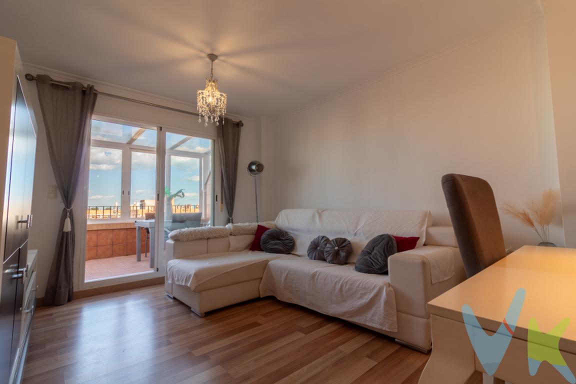 Activarás una nueva etapa en tu vida al adquirir este excepcional piso en venta, ubicado en la encantadora zona de Padre Jaime - Los Cabos, en Puerto de Sagunto. Este magnífico ático, situado en la planta 4 de un edificio moderno construido en 2008, ofrece un balance perfecto entre comodidad contemporánea y elegancia.Al entrar a esta propiedad, te recibirá un ambiente acogedor y bien iluminado. Con 82 metros cuadrados construidos, las áreas amplias y bien aprovechadas de esta vivienda aseguran que todos tus deseos de espacio sean cumplidos.La propiedad dispone de dos habitaciones espaciosas, ideales para el descanso y la intimidad. En origen fueron 3 habitaciones pero quisieron darle mas amplitud al espacio. Cada dormitorio ha sido concebido para proporcionar tranquilidad y privacidad, convirtiéndose en el refugio perfecto al final de un día ajetreado. Las habitaciones cuentan con armarios empotrados que ofrecen un amplio espacio de almacenamiento, permitiéndote mantener tu hogar organizado y libre de desorden.Este ático está equipado con dos ascensores, lo cual asegura un fácil acceso a la vivienda desde el nivel de la calle. La comodidad y seguridad son prioridades en esta propiedad, y los ascensores refuerzan ese compromiso al facilitarte una llegada sin esfuerzo a tu piso. Además, incluye una plaza de garaje, proporcionando un valor añadido a la vivienda y asegurando que tu vehículo esté siempre resguardado.La ubicación de este ático es simplemente insuperable. Puerto de Sagunto es conocido por su encanto mediterráneo, ofreciendo una vibrante vida cultural y social, con proximidad a servicios esenciales como supermercados, colegios y áreas verdes. En esta zona podrás disfrutar de todo lo que necesitas sin alejarte de la tranquilidad de tu hogar.Otra característica destacada son las terrazas. Una que corona este ático, un lugar inmejorable para relajarte mientras disfrutas de impresionantes vistas y del agradable clima de la región. Imagina momentos de paz, leyendo un libro o compartiendo una copa al atardecer con tus seres queridos en este espacio exterior privado. La otra terraza está cubierta por lo que se puede disfrutar todo el año.Con todas estas características, esta propiedad no solo es un lugar ideal para vivir, sino también una inversión inteligente. En un mercado inmobiliario siempre en alza, un ático en esta codiciada zona de Puerto de Sagunto representa una oportunidad única.No dejes pasar la oportunidad de visitar este hermoso piso en venta. Su perfección, comodidad, y ubicación privilegiada hacen de este ático una opción inigualable para los que buscan un hogar único y funcional. Contáctanos para agendar una visita y descubrir por ti mismo todo lo que esta propiedad tiene para ofrecer. Haz de este ático el hogar de tus sueños y comienza una nueva y emocionante etapa en tu vida en la zona de Padre Jaime - Los Cabos. OBSERVACIONES:  En nuestra agencia contamos con el distintivo de Agentes de Intermediación Inmobiliaria de la Comunitat Valenciana (Número de registro RAICV 1394) y cumplimos con todos los requisitos que debe tener un profesional del sector inmobiliario.Por mandato expreso del propietario, comercializamos este inmueble en exclusiva, lo que le garantiza el acceso a toda la información, a un servicio de calidad, un trato fácil, sencillo y sin interferencias de terceros. Si usted es agente inmobiliario y tiene un cliente para este inmueble, llámenos estaremos encantados de colaborar.El precio indicado no incluye gastos ni otros conceptos. A tal efecto, se informa que al referido precio habrá que añadirle los gastos propios de la transmisión inmobiliaria, entre los que cabe enumerar los siguientes: honorarios notariales, impuesto al que se encuentre sujeta la transmisión (Impuesto sobre el Valor Añadido o Impuesto sobre Transmisiones Patrimoniales y Actos Jurídicos Documentados, según el caso), gastos de inscripción en el Registro de la Propiedad y honorarios de intermediación de la agencia inmobiliaria.¿Qué te ofrecemos en nuestra agencia?  - Honestidad y transparencia- Agilizamos y hacemos más cómodo el proceso.  - ¡Nos ocupamos de todo! Cero preocupaciones.  - Recibe apoyo legal y fiscal durante todo el proceso.  - Experto inmobiliario 100% a tu lado.  - Asistencia post venta ¡Seguimos a tu lado!  Si deseas saber más, no dudes en ponerte en contacto con nosotros.