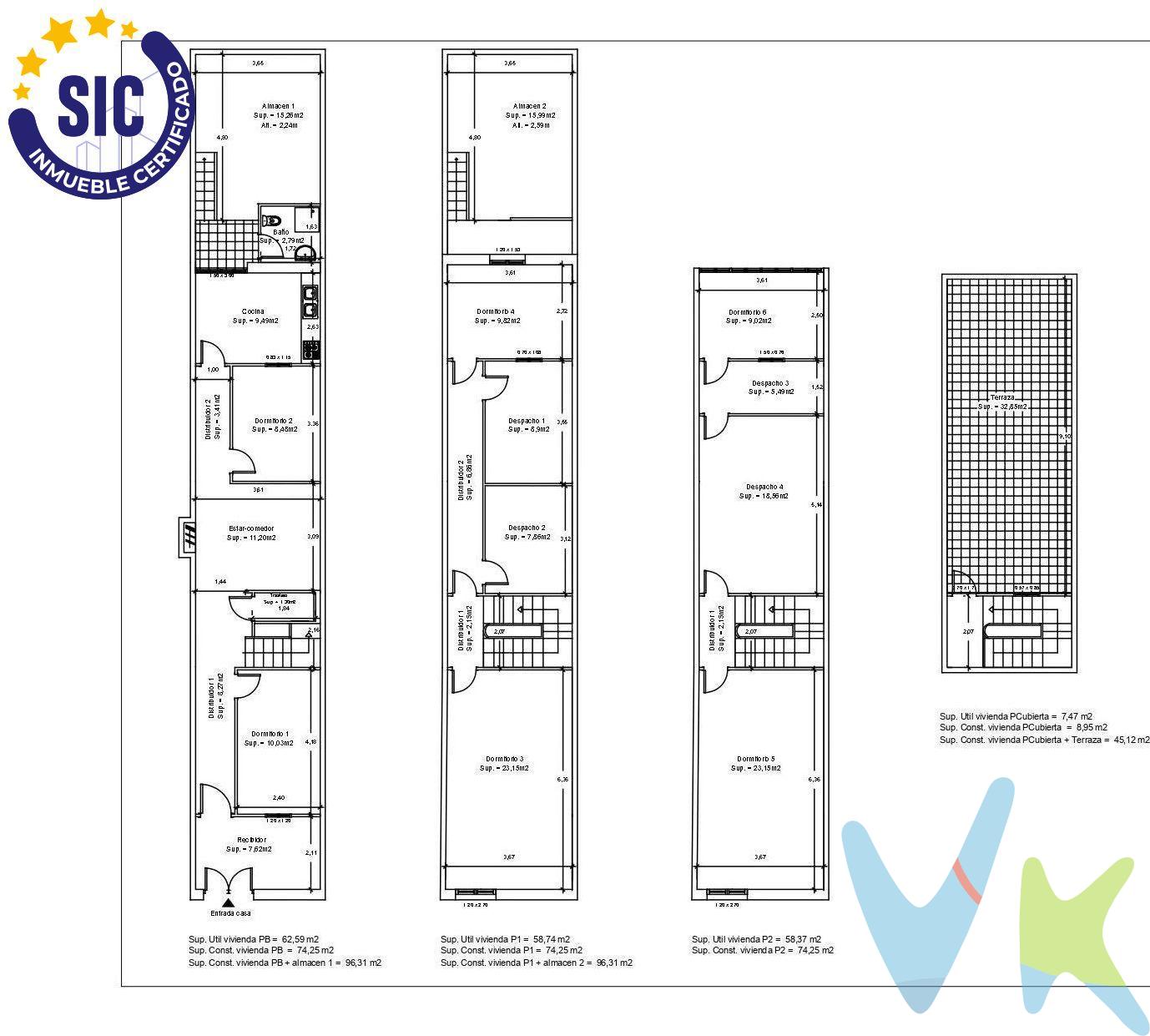 Presentamos una excepcional propiedad ubicada en el corazón de Castellón. Esta casa se asienta sobre una parcela de 100 m² y cuenta con un diseño distribuido en planta baja más dos alturas. Actualmente vacía y lista para ser reformada según sus necesidades e ideales; la distribución permite múltiples posibilidades tanto como restaurante debido a su estratégica ubicación cercana al bullicio del área comercial, así como también puede convertirse en un encantador hogar familiar. En la planta baja encontramos cuatro estancias amplias que ofrecen versatilidad funcional además de una cocina  y baño. La primera planta consta adicionalmente con cinco espacios flexibles mientras que la tercera brinda otras cuatro áreas aprovechables perfectas para crear ambientes acogedores o innovadores proyectos comerciales. Una terraza situada en la parte superior ofrece vistas despejadas del entorno urbano proporcionando ese toque especial tan deseado por los amantes del aire libre sin salir del encuadre citadino. No deje pasar esta oportunidad única: bien sea construir tu futuro negocio enfocado hacia la gastronomía local o transformar este espacio revitalizando sus tradiciones familiares - aquí lo tendrás todo al alcance. Este inmueble es en exclusiva, con lo que le facilitamos cualquier información sobre la vivienda. Por este motivo, solicitamos no molesten al propietario, ocupantes de la propiedad, vecinos o conserje de la comunidad. En todos los casos los precios expuestos son más impuestos y gastos derivados de la transmisión del inmueble. 