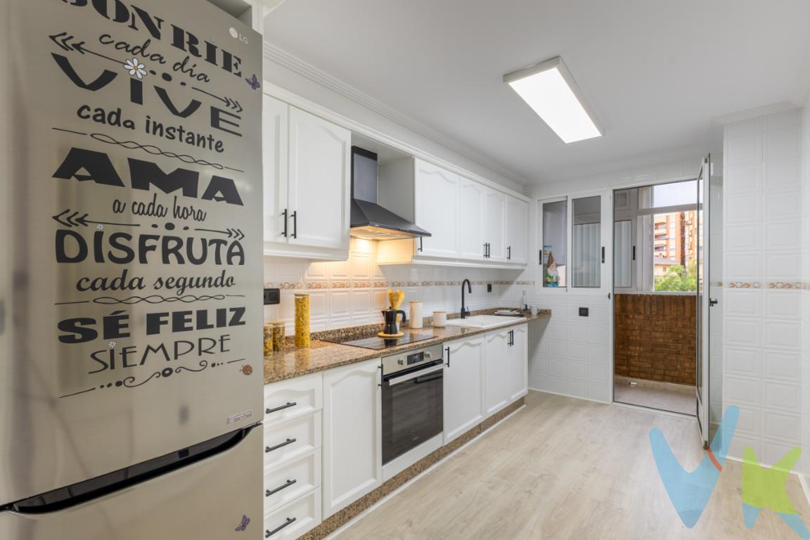  ¡Oportunidad única en Puerto de Sagunto para las personas que les guste instalarse inmediatamente en su nueva vivienda ! Presentamos este encantador piso de  VPO de régimen ESPECIAL (Mayor descuento fiscal en el ITP)  en venta, REFORMADO INTEGRAMENTE  , ubicado en la exclusiva zona del TRIANGULO UMBRAL , al lado del centro de Salud y de especialidades del Puerto de Sagunto . Perfectamente adecuado para quienes buscan un hogar acogedor, moderno, este inmueble ofrece todo lo necesario para disfrutar de una vida cómoda y práctica.Este luminoso piso  se ha transformado recientemente , para acondicionar la vivienda a las demandas actuales que nos gustan a todos, paredes  y techos de pladur con manta insonora e ignifuga para una aislamiento total , junto a las ventanas de aluminio  blanco y oscilobatientes , todas ellas de cierre hermético, para tener una aislamiento con los tres aparatos de aire acondicionado con Bomba de Calor , generan una estancia inmejorable . Sus tres amplias habitaciones,  con estilo moderno, puertas lacadas en blanco  ,tiradores, cerraduras y enchufes en negro,  paredes lisas ,  rodapiés blancos por toda la vivienda con un suelo de terrazo vitrificado dando un contraste a la decoración muy elegante ,  con armarios empotrados uno de ellos estilo vestidor , vestidos y forrados ideal para familias o para quienes requieran espacios adicionales para oficina o invitados. Además, en una de las habitaciones  disponemos  de un patio comunitario de uso y disfrute  convenientemente ubicado para el uso diario y  la funcionalidad de la vivienda. Todo con luces LED   en los ojos de buey. Sin duda la cocina , merece una mención especial , con los armarios lacados en blanco , tiradores y enchufes en negro,  junto aun suelo de parquet en toda la cocina , salvo en la zona de batalla donde tenemos nuestra galería , el sitio para la lavadora , ya que se ha tenido en cuenta el espacio para  el lavavajillas dentro de la cocina,  con electrodomésticos nuevos prácticamente a  estrenar , horno marca WHIRPOOL, vitrocerámica marca TEKA  Campana extractora marca  EDESA , termo eléctrico marca  CORBERO de 90 litros .El baño principal con su plato de ducha antideslizante con su mampara corredera  perfectamente instalado , con su cascada efecto lluvia, con espejo de iluminación LED y antivaho , sin olvidar las luces de colores del baño con su mando a distancia , al lado disponemos de un aseo coqueto y muy funcional al principio de nuestro hogar , para los amigos e invitados  Situado en la primera planta de un edificio construido en 1996, este hogar se beneficia de una construcción sólida y bien mantenida. El acceso al piso es sencillo y sin complicaciones, gracias al moderno ascensor que facilita la movilidad, especialmente para personas mayores o con necesidades de accesibilidad.La ubicación  es una zona tranquila y bien conectada, lo que garantiza un entorno agradable y seguro. Además, la proximidad de paradas de autobús permite un acceso fácil al servicio de transporte público, haciendo que los desplazamientos diarios sean rápidos y eficientes. Esta ventaja es ideal para aquellos que necesitan viajar a otras partes de la ciudad o sus alrededores.A pesar de estar cerca de todas las comodidades necesarias, el piso ofrece la serenidad y privacidad que se desean para un hogar. Las escuelas, supermercados, y centros de salud están a un corto paseo, proporcionando un cómodo entorno de vida para toda la familia. Además, una variedad de opciones de ocio y restauración se encuentran a solo minutos, permitiendo a los residentes disfrutar de una vibrante vida social sin alejarse demasiado de casa.Por su parte, el diseño amplio  del piso invita a personalizar cada rincón a tu gusto. Las habitaciones son espacios funcionales, listas para ser transformadas según las necesidades de su nuevo propietario. Ya sea que se trate de crear un cálido dormitorio principal, una oficina en casa o un área de juegos para los niños, este piso se adapta a todas las ideas. Dos habitaciones tienen sus correspondientes armarios empotrados  , con puertas correderas y espejo frontal , vestidos y forrados ,  con la instalación de aparato de aire acondicionado con Bomba de Calor marca EMELSON La inversión en un inmueble de estas características asegura no solo un hogar confortable, sino también una prometedora revalorización futura, gracias a su ubicación estratégica y creciente desarrollo de la zona. Sin duda, representa una excelente oportunidad para aquellos que buscan realizar una inversión inmobiliaria inteligente.Para apreciar plenamente las cualidades de esta propiedad, una visita es imprescindible. Te invitamos a descubrir personalmente todos los encantos y el potencial de este piso en Puerto de Sagunto. No pierdas la oportunidad de hacer de este lugar tu próximo hogar. Contáctanos para programar una visita y ven a ver por ti mismo todo lo que puede ofrecerte este piso. ¡Esperamos poder ayudarte a encontrar el hogar de tus sueños!El precio indicado no incluye gastos ni otros conceptos. A tal efecto, se informa que al referido precio habrá que añadirle los gastos propios de la transmisión inmobiliaria, entre los que cabe enumerar los siguientes: honorarios notariales, impuesto al que se encuentre sujeta la transmisión , (Impuesto sobre el Valor Añadido o Impuesto sobre Transmisiones Patrimoniales y Actos Jurídicos Documentados, según el caso), gastos de inscripción en el Registro de la Propiedad.Por mandato expreso del propietario, comercializamos este inmueble en exclusiva, por lo que garantizamos un servicio de calidad, un trato fácil, sencillo y sin interferencias de terceros. Por este motivo, se ruega no molestar al propietario, a los ocupantes de la propiedad, a los vecinos, o conserjes del edificio o urbanización si los hubiera. Muchas gracias por su comprensión. Si usted es agencia inmobiliaria y tiene un cliente para este inmueble, llámenos, estaremos encantados de colaborar en esta y otras operaciones.Este inmueble se vende en cuerpo cierto y las medidas expuestas en el anuncio son aproximadas.