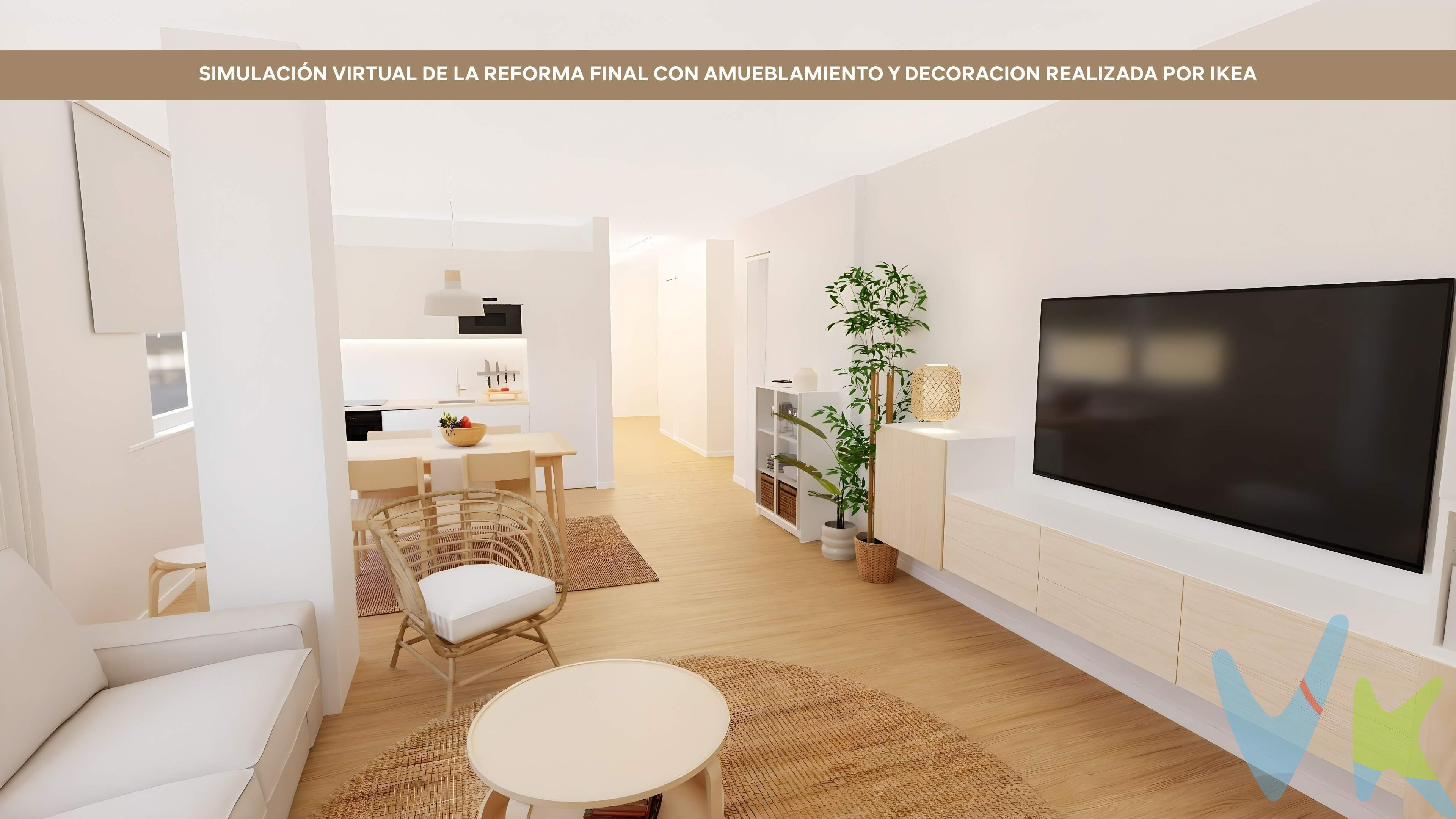 Piso en venta en María Moliner: Estrena tu hogar reformado . ¿Te imaginas abrir la puerta de tu casa y que todo, absolutamente todo, esté a estrenar? El olor a nuevo, los acabados impecables, la distribución perfecta.. y lo mejor de todo: sin haber pasado por el estrés, los dolores de cabeza ni los retrasos habituales de una obra. Si buscas una inversión inteligente o tu próximo hogar en la calle María Moliner, esta es la oportunidad que estabas esperando. - El lienzo en blanco que estabas buscando. Te presentamos una vivienda interior que va a ser totalmente reformada para convertirse en un espacio moderno, funcional y lleno de posibilidades. Un hogar donde el silencio y la tranquilidad están garantizados en pleno corazón de la ciudad. - Esto es todo lo que te ofrece:. 3 habitaciones amplias: Espacio más que suficiente para tu familia, para crear tu zona de teletrabajo o para maximizar la rentabilidad si buscas invertir en el mercado de alquiler. 1 baño moderno: Con acabados actuales, diseño optimizado y materiales de calidad. Garantía y tranquilidad absoluta: Para tu total seguridad, el proceso se respaldará mediante la firma de un CONTRATO DE REFORMA. Es un procedimiento transparente y seguro que ya hemos realizado con éxito en otras viviendas de este mismo edificio, garantizando los plazos y las excelentes calidades de ejecución. Sé el primero y decide cómo será tu casa. Aquí viene la mejor parte. No tienes que adaptarte a los gustos de otra persona. Si reservas la vivienda pronto, podrás decidir los detalles y solicitar modificaciones en la reforma. ¿Prefieres un tipo de suelo diferente? ¿Quieres ajustar la distribución de algún tabique o elegir los revestimientos? Si actúas rápido, el equipo a cargo de la obra trabajará para dejar el piso exactamente como tú quieres. Tú eliges los detalles, nosotros lo hacemos realidad. ¿Dejas que se te escape?. Los pisos totalmente reformados, listos para entrar a vivir y con la opción de personalizarlos en María Moliner no duran mucho tiempo en el mercado. Contacta con nosotros hoy mismo. Solicita toda la información del proyecto de reforma, consulta las opciones de personalización y asegura tu próxima vivienda antes de que otra persona decida los acabados por ti. ** Precio y Gastos:. En el precio de venta publicado no se  incluyen los impuestos legalmente establecidos ni gastos derivados de la compraventa y de la inscripción del inmueble (I.T.P., Notaría y Registro de la Propiedad)