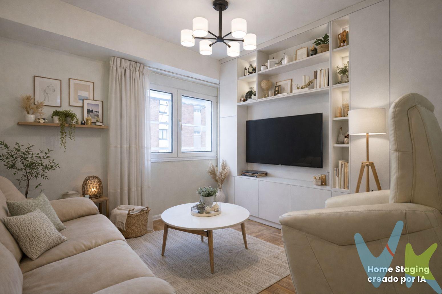 Bonito piso en el corazón de la Calzada, de dos dormitorios, salón, cocina y baño sin peldaño. Situado en el Avenida de la Argentina, muy próximo a la iglesia de Fátima. Este piso es una gran oportunidad para personas que estén buscando su primera vivienda o para aquellos que busquen una segunda residencia. Con dos piezas a la calle, cocina y habitación principal, baño sin peldaño y con ventana. La cocina de gran tamaño conserva la antigua cocina de carbón pero además dispone de vitrocerámica. Con centros educativos a un paso, tiendas de barrio de toda índole y muy comunicado con el centro de Gijón por transporte público, hacen la elección ideal para comprar esta vivienda. Si estás buscando por la zona, no lo dudes más, y llámanos. No dejes pasar la oportunidad. En el precio final no está incluido el Impuesto de Transmisiones Patrimoniales, ni los Gastos de Notaría y Registro.