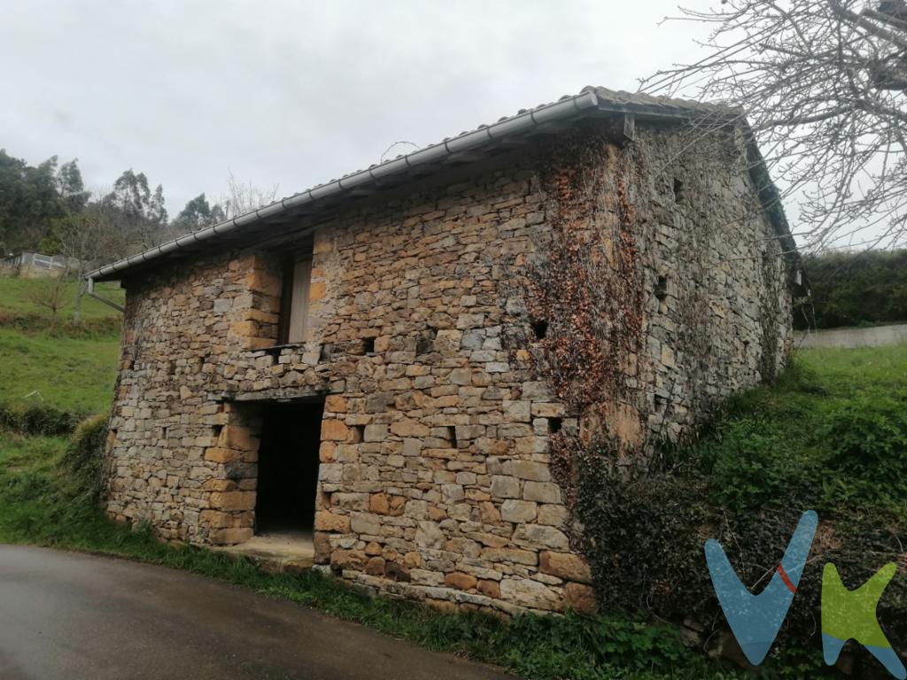 Lagar  de piedra de 49m2, situada en finca edificable para vivienda unifamiliar. Situada a 500 metros del Camino de Santiago, a 10 minutos del centro de Villaviciosa. Propiedad con distintas opciones. Posibilidad de ampliar la edificación  existente hasta 150m2/p. y también tiene la opción de una nueva construcción dejando la construcción de piedra como edificio auxiliar. Dispone de pozo de agua en la parcela. Bonito entorno rural con preciosas vistas a valle. Consulte y visite sin compromiso. En el precio de este inmueble no van incluidos los gastos de notaria, ni de registro y ni el 8% del Impuesto de Transmisiones Patrimoniales.Le atendemos  también en Inglés ,Francés ,e Italiano, ya sea presencialmente en nuestra oficina, como en el teléfono, email, whatsapp..