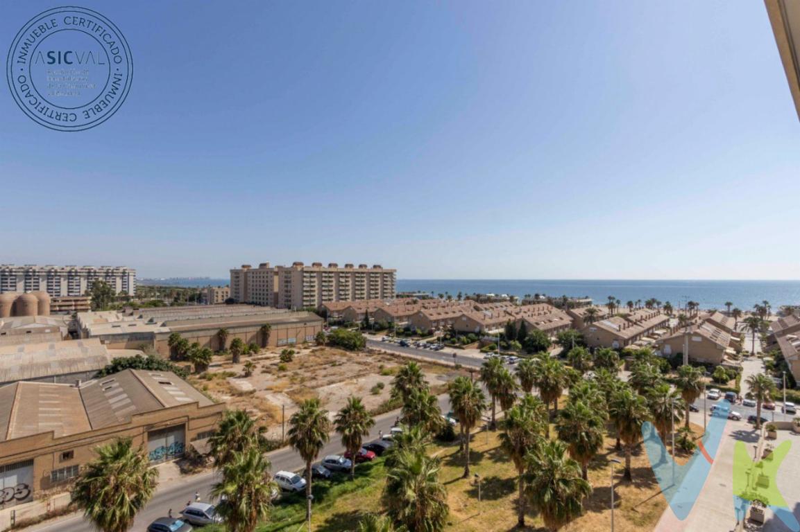 ESPECTACULAR APARTAMENTO CON VISTAS EN PLAYA PATACONA. . Te presentamos este exclusivo apartamento situado en una de las mejores playas de la Valencia. Se trata de un apartamento de 2 habitaciones y 1 baó, situado en uno de los mejores residenciales de la Playa dela Patacona. Construido en el año 2009, su excelente ubicación, y su excelente conservación, te va a permitir disfrutar de un excelente de vivir enuna vivienda que siempre has soñado.. . Dispone de unas excelentes vistas al mar, una buena terraza de 10 m2, y una excelente orientación. Es una bonita vivienda muy bien conservada, muy bien distribuida, y a 50 m2 de la playa. Además, incluye en el precio una gran plaza de garaje y un trastero. . . El complejo es uno de los mejores de la Playa Patacona, muy bien conservado, con vigilancia las 24 h, piscina comunitaria, zona deportiva con pistas de pádel, club social, zona de juegos y una zona infantil. . . Es una zona con todos los servicios supermercados, colegios, escuela infantil, institutos, y sobretodo, una bonita playa al lado, que cuenta con una de las mejores ofertas gastronómicas de la ciudad de Valencia. El barrio cuenta con piscina municipal, Gimnasio, y además una gran conexión con las zonas principales de la ciudad de Valencia mediante una cómoda linea EMT. La Universidad de Valencia y La Universidad Politécnica de Valencia se encuentran a 10 minutos andando. . . No lo dudes y ven a visitarla...! Se trata de una excelente oportunidad..!