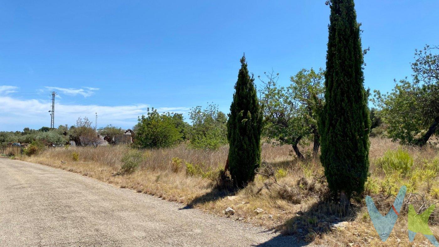 Parcela de terreno urbano no consolidado de morfología trapezoidal plana.  Tiene una superficie bruta de 2.404 m² y neta de 2.275 m², una vez cedidos 128 m² en su fachada Sur, con una ocupación máxima del 40%, una edificabilidad permitida de 3,60 m³ techo/m² suelo y una altura máxima de 9 metros.  En lo que respecta a retranqueos a viales y linderos, el límite de la edificación a carretera y autopista es de 50 metros más 3 metros o 6 metros si es nave industrial. Al resto de linderos 3 metros y 6 metros en naves industriales.  Como conclusión, una vez aplicadas las limitaciones que marca la ordenanza municipal, la superficie ocupable retranqueada es de 740 m².  Se admite todo tipo de vivienda, comercio, industria de servicios, hostelería, talleres mecánicos de servicio de carretera, almacenes e industria en general, espectáculos y salas de fiesta, así como toda aquella instalación de carácter agropecuario no molesta o peligrosa, propia de las zonas contiguas.  Situada en el Oeste del término municipal, junto a la autopista AP7 y alejada 6 kilómetros del casco urbano y zona de servicios.