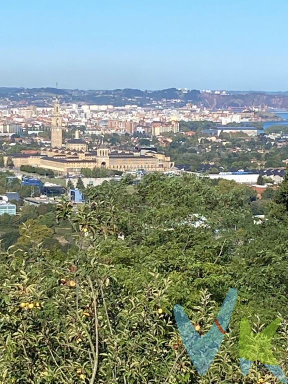 Parcela en venta. Un auténtico mirador en la zona alta de Cabueñes-La Pontica. Última parcela en una urbanización cerrada. La seguridad de los tuyos es fundamental? Quieres vivir, en Gijón construyendo tu hogar a medida? Ven a conocer esta finca edificable de 1.400m2 de superficie, 290m2 de edificabilidad. Está situada en la parroquia de Cabueñes, barrio de la Pontica. Podrás construir tu vivienda con unas vistas panorámicas de Gijón espectaculares. Vivirás cerca de Gijón, en un entorno ÚNICO.  Agua y alcantarillado, así como suministro eléctrico, solamente tienes que contratarlos y colocar contadores. También te podemos ayudar con la financiación y construcción de tu casa. No lo dudes, llámanos.