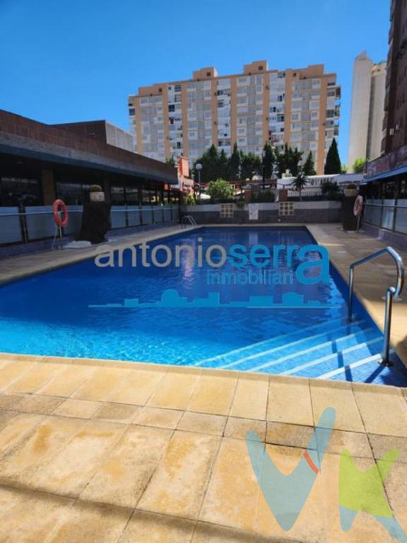 Te presentamos este fantástico apartamento de 40 m², completamente reformado y listo para entrar a disfrutar desde el primer día, ubicado en una de las zonas más demandadas y cotizadas de Benidorm: la Playa de Levante. Una oportunidad perfecta tanto como segunda residencia para tus vacaciones junto al mar, como para inversión de alta rentabilidad.40 m² muy bien aprovechados, luminosos y con un diseño moderno. Acogedor salón-comedor con acceso a una estupenda terraza acristalada, ideal para disfrutar del sol y del clima de Benidorm durante todo el año como zona de relax o comedor secundario. Práctica cocina de concepto office, completamente renovada y funcional. 1 habitación independiente, amplia y con excelente luz natural. 1 baño moderno equipado con plato de ducha. Instalación de aire acondicionado para garantizar el máximo confort tanto en verano como en invierno. Piscina comunitaria: zona de baño rodeada de espacio para tomar el sol. Edificio con ascensor y zonas ajardinadas/comunitarias. Situado a escasos minutos a pie de la Playa de Levante, rodeado de todos los servicios necesarios: supermercados, restaurantes, farmacias, transporte público y zonas de ocio. ¿Quieres venir a verlo o recibir más información? No dejes escapar esta oportunidad en la Costa Blanca. ¡Contacta con nosotros y agendamos una visita sin compromiso!** Superficie catastral.(Ref: 2584), 239.000 . El precio del inmueble no incluye los honorarios de la agencia que ascienden al 3,5% del precio final del inmueble + IVA(21%), ni los gastos de notaría y registro de la propiedad (que están sujetos a aranceles y varían dependiendo del precio de escrituración), ni los impuestos (que en la Comunitat Valenciana varían dependiendo del precio del inmueble y de las características personales del comprador). Este anuncio es meramente informativo y no vinculante.Para cualquier información no dudes en llamarnos al 96 110 17 50 ?. No pierdas la oportunidad de venir a visitarnos. Estamos en Calixto III nº 34, CP 46008 de Valencia ?EUR? www.antoniojserra.com. 