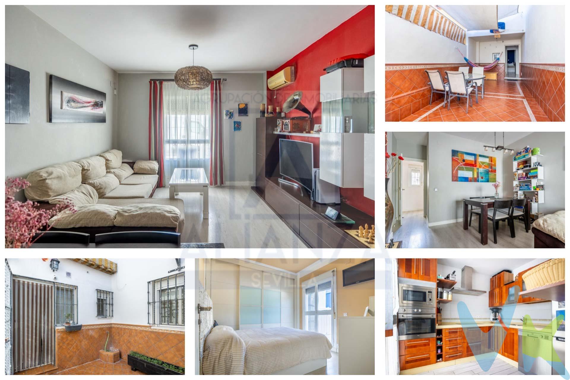 🏠 ¡Tu Oasis Familiar en Camas! . Espectacular Casa de 2 Plantas en Bda. La Cruz. ¿Buscas el equilibrio perfecto entre tranquilidad, comodidad y ocio sin salir de casa? . Esta magnífica vivienda unifamiliar en la Barriada La Cruz (Camas) es el hogar que tu familia merece. Una construcción sólida y lista para entrar a vivir.  Lo que hace especial a esta vivienda:. Espacios para el Relax: Disfruta de una terraza privada , el lugar ideal para desconectar al final del día. Distribución Inteligente: 3 amplios dormitorios, incluyendo uno en planta baja (ideal para mayor comodidad o movilidad reducida) y armarios empotrados. Confort Total: Salón independiente de gran amplitud, cocina totalmente amueblada y aire acondicionado  de split (frío/calor) en toda la casa. Exteriores Funcionales: Garaje privado en la parte delantera y un patio trasero con zona de trastero/lavadero, perfecto para disfrutar del aire libre.  Calidades y Acabados de Primera:. Suelo de terrazo de alta resistencia. Ventanas de aluminio lacadas en blanco y mosquiteras instaladas. Seguridad garantizada con rejas de hierro en todas las puertas y ventanas. Situada en una zona muy tranquila pero perfectamente comunicada:. Conectividad: Acceso inmediato a la autovía, estación de tren y paradas de autobús. Servicios a un paso: Supermercados, gasolineras , zonas infantiles a la mano.. ¡No dejes pasar esta oportunidad única en Camas!. Ven a conocer tu futuro hogar. Las casas con estas calidades y extras no suelen durar mucho en el mercado. En cumplimiento de las obligaciones de información previstas Disp. final 3ª de la Ley 10/2025, de 28 de diciembre, de servicios de atención a la clientela y transparencia, así como en la normativa sectorial vigente, y RD 218/2005 de Inf. de la Junta de Andalucía, el precio indicado no incluye los gastos e impuestos inherentes a la adquisición, los cuales se desglosan estimados o con posibilidad de calcularlos a continuación; los gastos más ajustados serán dados en el D.I.A. en la visita a inmuebles, o antes. *Gastos de Notaría: La Minuta se calculará según al arancel notarial oficial: Anexo I, del Real Decreto 1426/1989, de 17 de noviembre. Enlace: notariared.com/calculadora-gastos-compra-vivienda/. *Gastos de Registro de la Propiedad: La inscripción se facturará según el arancel oficial: ANEXO I, del Real Decreto 1427/1989, de 17 de noviembre. Igual enlace anterior. *Gastos de Gestión (Gestoría): Los honorarios por la tramitación administrativa, liquidación de impuestos e inscripción registral ascienden de forma estimativa a [363 € aprox.] (IVA incluido), aunque depende de cada caso, y su dificultad. *Honorarios Agencia del Vendedor: incluidos en el PVP. *Honorarios Agencia del comprador: La agencia prestará los servicios de información, asesoramiento y acompañamiento previstos en el Encargo de Servicios y en el D.I.A. Si solicita servicios adicionales o personalizados, sus honorarios serán informados previamente, de forma individualizada y por escrito, conforme a la libertad de pactos y a la normativa vigente. *Si necesita Financiación, su banco le informará. *Impuesto sobre Transmisiones Patrimoniales (ITP): Se aplicará el tipo impositivo vigente en Andalucía (generalmente el 7%, sin perjuicio de tipos reducidos del 6%. 3,5%, etc, aplicables según las circunstancias personales del comprador o las características del inmueble). El impuesto se devenga sobre el superior entre: 1.- Valor de Referencia de Catastro; y 2.- Precio de venta. Puede calcular su situación personal en el portal oficial de la A.T. de Andalucía. enlace: juntadeandalucia.es/organismos/economiahaciendayfondoseuropeos/areas/tributos-juego/tributos/paginas/impuestos-cedidos-transmisiones.html