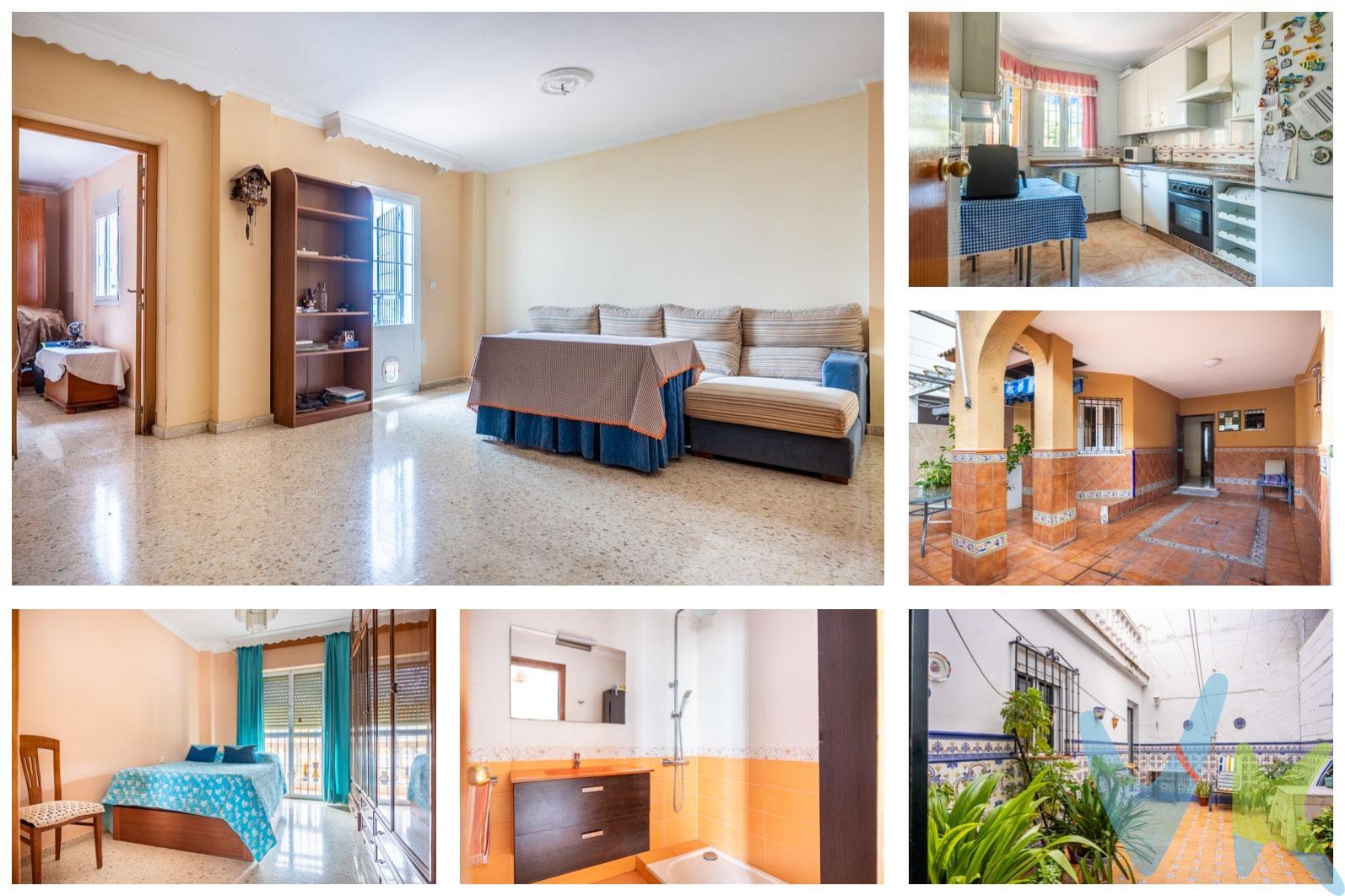 Atención familias!!! Disponible a la venta esta casa adosada en Fuente del Rey, muy luminosa para entrar a vivir  con mejoras realizadas (año de construcción 1995): ventanas climalit, placas solares con apoyo de termo de gas butano, video portero, puerta de acceso a garaje motorizada, etc. La casa tiene 142 m2 construidos distribuidos en dos plantas:. PLANTA BAJA . * Porche delantero con puerta de acceso peatonal y puerta de acceso a garaje motorizada con mando a distancia de 34 m2. Tiene instalado estructura metálicas de pérgolas con toldo y un segundo toldo en la zona de cochera para proteger del sol de verano. En el porche delantero también está instalado el termo de gas butano de apoyo a las placas solares que están instaladas en la cubierta de la casa.  . * Hall de entrada con armario trastero bajo el hueco de escalera. * Cocina independiente amueblada y equipada con campana extractora, placa vitrocerámica, horno, microondas, lavavajillas y frigorífico. Muy luminosa con doble ventana con vistas a poche delantero. * Gran salón comedor con split frío - calor y con acceso a patio trasero. * Patio de 18.60 m2 con toldo instalado y punto de agua. * Trastero - lavadero con lavadora instalada, que se accede desde el patio. * Baño con placa ducha de gran formato con mampara con ventilación directa. (ventana con vistas a porche delantero) . * Dormitorio 1 doble en planta baja. PLANTA ALTA. * distribuidor con acceso a solarium. * Espectacular solarium de 25 m2. * Dormitorio 2 doble con acceso a terraza con vistas a la calle. * Dormitorio 3 doble con ventana con vistas a la calle. * Dormitorio 4 doble con ventana con vistas al patio. * Baño con placa ducha de gran formato y lavabo encastrado en mueble de almacenaje. . Esta se encuentra a tan solo 10 minutos del centro de Sevilla. Además, está ubicada a pocos pasos de de una bonita plaza con juegos de recreo infantil, supermercados, colegio de educación primaria, piscina municipal, centro sanitario, entre otros servicios. También está próximo al Parque de la Laguna de Fuente del Rey y del Hospital de Valme y cuenta con una excelente conexión con el centro de Sevilla tanto en coche como en autobús (líneas 3 y 37). Además, se encuentra junto a las vías de acceso de la S-30 y S-40. Informamos a nuestros clientes que el precio de venta no incluye lo siguiente: impuestos (el Impuesto de Transmisiones Patrimoniales, I.V.A. o A.J.D., en su caso), otros gastos de la compraventa (gastos de registro de la propiedad, notaría, gestoría). Documento D.I.A. a disposición del consumidor según Decreto 218/2005 Junta de Andalucía Y Ley 12/2023, de 24 de mayo, por el Derecho a la Vivienda. Honorarios de gestión al comprador no incluidos en el P.V.P.