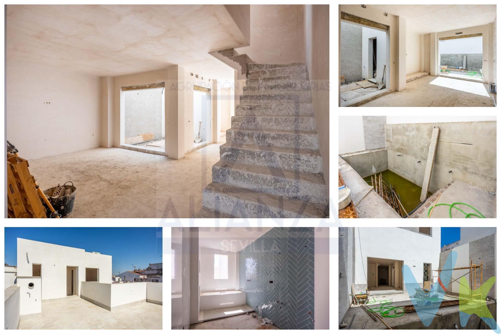 ¡Tu nuevo hogar en Camas te espera! 🏡✨. Descubre esta espectacular vivienda de obra nueva en la tranquila y bien comunicada barriada del Cerrillo, en Camas (Sevilla). Una casa diseñada para ofrecer el máximo confort, con una construcción avanzada al 85% y materiales de máxima calidad en cada rincón. 🔹 Dos plantas amplias y luminosas. 🔹 5 dormitorios ideales para familias grandes o para quienes buscan espacio extra. 🔹 5 baños, incluyendo un baño principal con bañera de hidromasaje para relajarte como mereces. 🔹 Patio privado con piscina, perfecto para disfrutar del sol sevillano. 🔹 Buhardilla con dormitorio baño, armario y trastero, . Una oportunidad única para personalizar los últimos detalles a tu gusto y estrenar una casa hecha para disfrutarla en familia. 📍 Ubicada en una zona residencial tranquila, con fácil acceso a Sevilla capital y todos los servicios a tu alcance. ¡No dejes pasar esta oportunidad! Contacta para más información o para concertar una visita. Informamos a nuestros clientes que el precio de venta no incluye lo siguiente: Honorarios de la agencia inmobiliaria, impuestos (el Impuesto de Transmisiones Patrimoniales, I.V.A. o A.J.D., en su caso), otros gastos de la compraventa (gastos de registro de la Propiedad, Notaría, gestoría ni de posible financiación). Documento F.I.A. a disposición del consumidor según Decreto 218/2005 Junta de Andalucía.