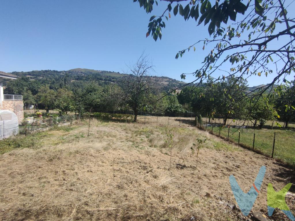 Imagina despertar cada día rodeado de verde, con la tranquilidad de un entorno natural y el sonido del campo como única banda sonora. Esa es la vida que te espera en esta magnífica finca de 663 m² situada en Carrio, Laviana, uno de los rincones más auténticos de Asturias.

Se trata de un terreno completamente llano, un verdadero lienzo en blanco listo para que diseñes la casa con la que siempre has soñado: un jardín donde ver crecer a tus hijos, una terraza para disfrutar del atardecer, o simplemente un refugio tranquilo lejos del bullicio.

Lo que esta finca te ofrece:

663 m² de terreno llano, amplio y versátil
Un entorno natural y sereno, perfecto para desconectar
Ubicación privilegiada en Carrio, Laviana, con la esencia del pueblo y la cercanía de los servicios
Un espacio con infinitas posibilidades para dar vida a tu proyecto

No es solo un terreno, es la oportunidad de construir algo tuyo, a tu medida, en un lugar donde la naturaleza y la tranquilidad son las verdaderas protagonistas. Un lugar para echar raíces y crear recuerdos.

¿Te imaginas viviendo aquí? Contacta con nosotros y ven a conocerla en persona.