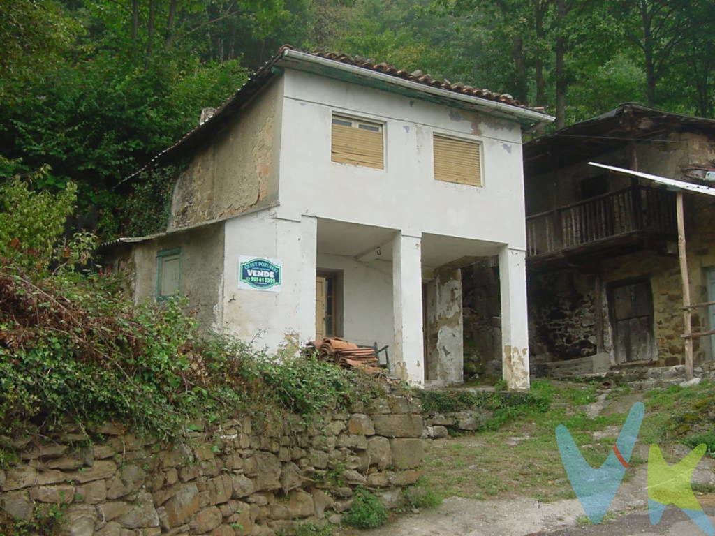 Casa de dos plantas para reformar totalmente. Dispone de un terreno anexo de 100m2 aprox.  y un gran porche delante de la casa . Con  una maravillosas vistas a la montaña asturiana y a escasos minutos del centro urbano. Aquí tiene la oportunidad de disfrutar por muy poco precio de una casa con terreno donde poder disfrutar de su tiempo de ocio A REFORMAR TOTALMENTE
El precio de la propiedad no incluye los gastos de impuesto de transmisiones patrimoniales, notariales ni de registro