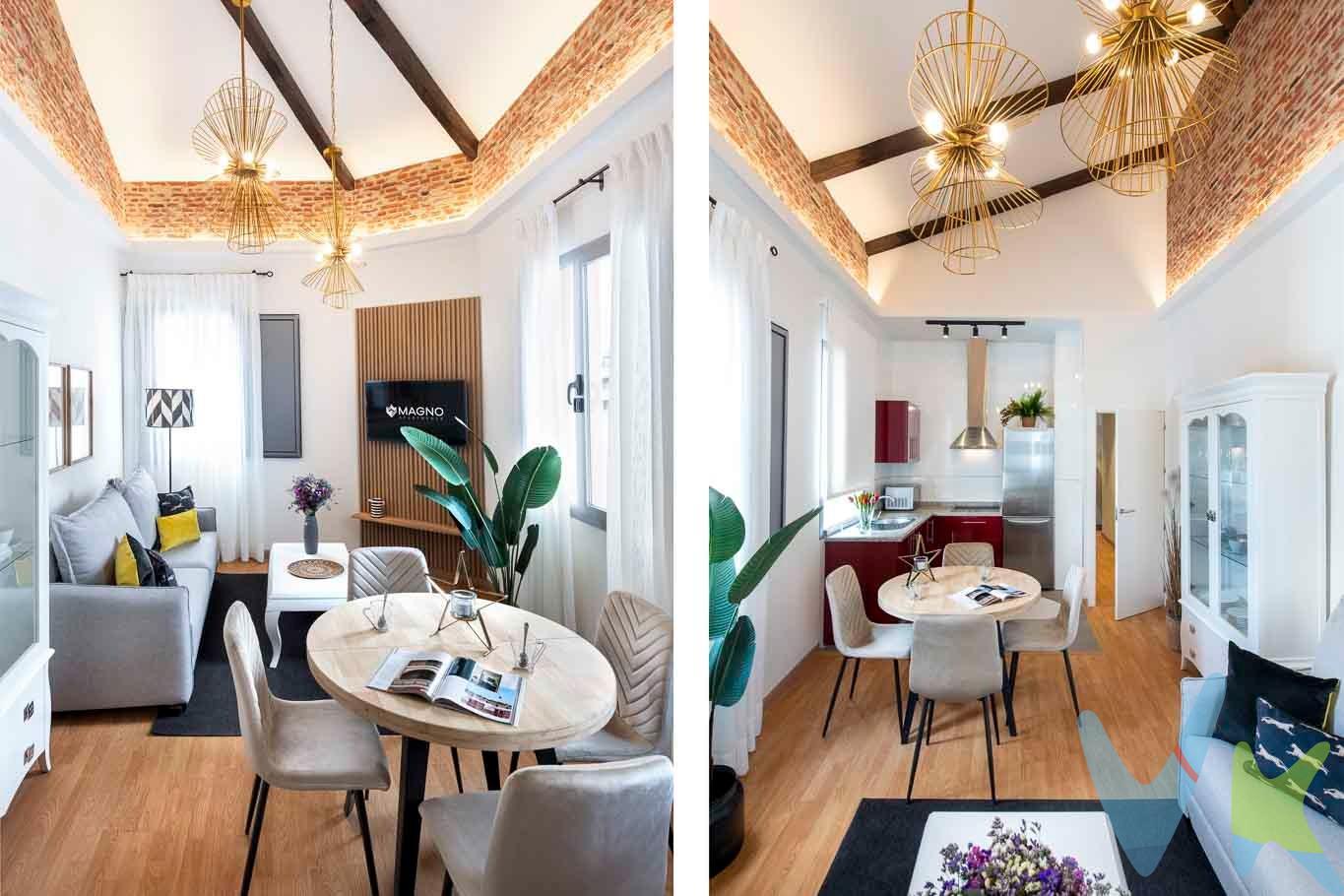 Magnífico e impecable piso totalmente reformado y climatizado, muy luminoso, en Pagés del Corro esquina con Luca de Tena. . Es un 2º con ascensor, de esquina, totalmente exterior y con cocina totalmente equipada y amplio sofá cama en el salón. . Tiene 64 m2 con 2 dormitorios grandes con amplios armarios empotrados y altillos, precioso salón abuhardillado con cocina totalmente equipada y 1 baño completo y equipado. . Muy acogedor con solería de tarima flotante y puertas nuevas. En el corazón de Triana junto a la zona peatonal comercial y de gran variedad de restaurantes y tiendas. . Informamos a nuestros clientes compradores que el precio de venta no incluye lo siguiente: Honorarios de la agencia inmobiliaria, Impuestos (I.T.P., I.V.A. o A.J.D., en su caso) ni otros gastos de la compraventa (gastos de Registro de la Propiedad, Notaría, Gestoría ni de posible Financiación). Documento F.I.S. a disposición del consumidor según Decreto 218/2005 Junta de Andalucía. . . 