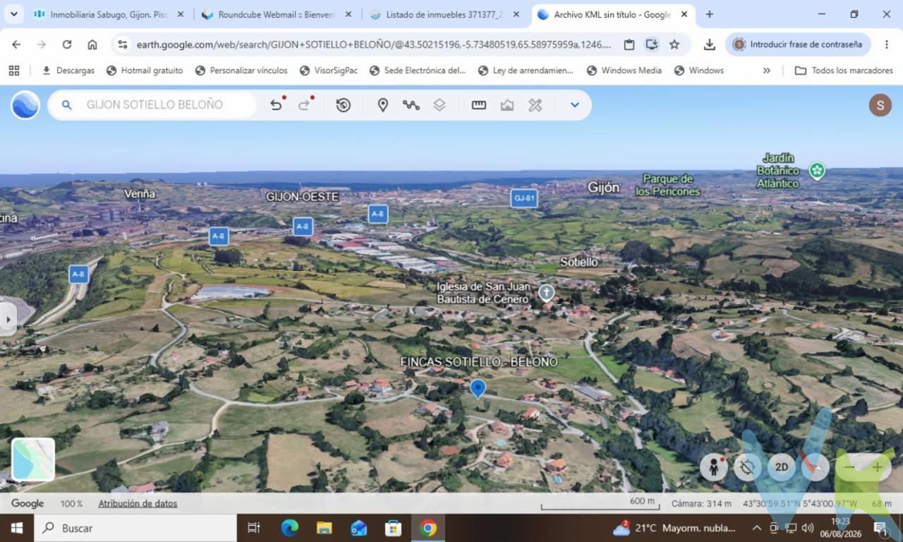 Ponemos a la venta finca edificable de 1.733 M2, edificable (300 m2), en Sotiello - Lleme, finca rodeada de crrt, solo 1 colindante, posibilidad de varias entradas, finca con saneamiento, prácticamente llana, con luz y agua a pie de finca, zona tranquila, muy bien comunicada, tanto por Somonte, como por la AS-2, a 10 minutos de Gijón, y a 15 de Oviedo, zona consolidada, para más info o concertar visita, solo por tlf.