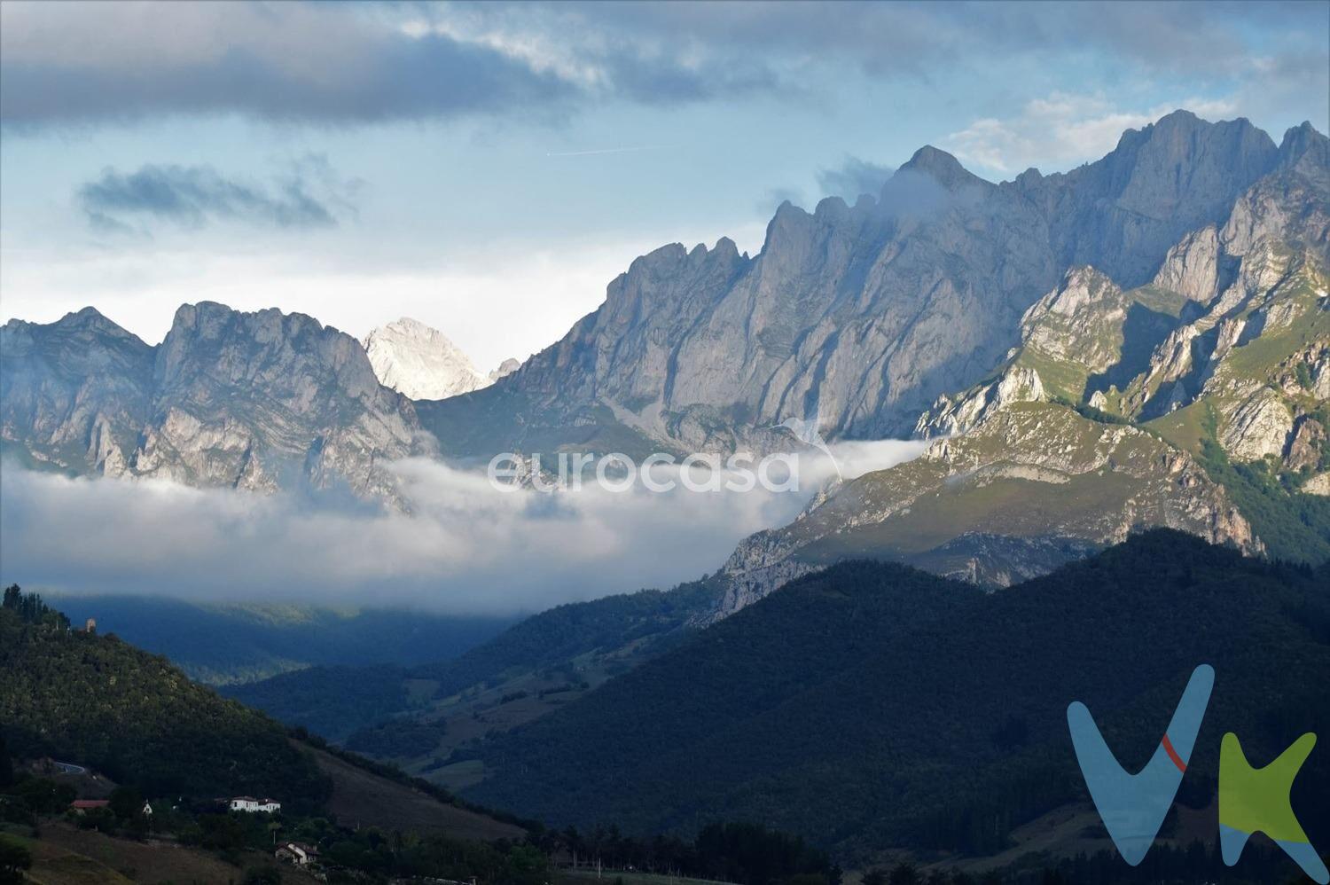 VISTAS INSUPERABLES EN UNA CASA DE ENSUEÑO. Despertar con las montañas como compañía y el murmullo del río a tus pies ya no es un sueño, es la realidad que te espera en Esanos. Esta maravilla está situada a tan solo 7 kilómetros de Potes, en una de las zonas más desconocidas pero con mayor encanto de toda Liébana. Un kilómetro antes de llegar a Tama, hay una desviación a la izquierda: una carretera preciosa que te adentra en el paisaje hasta llegar a la casa. Al entrar en Esanos, verás el río, el puente que lo cruza… y allí, justo en esa primera posición privilegiada, se alza esta vivienda que te da la bienvenida al instante. La parcela supera los 700 m², repleta de árboles frutales, donde cada estación trae su aroma y su sabor y embellecen el paisaje todo el año. El entorno es auténticamente rural, sereno, con viñedos en los alrededores y unas vistas despejadas a los Picos de Europa que quitan el aliento, especialmente al amanecer o al atardecer, cuando la luz juega sobre las montañas. La presencia del río aporta ese sonido relajante, ese frescor natural que convierte cualquier momento en algo especial. La casa ha sido construida recientemente, con estructura de hormigón, ventanas de PVC y contraventanas que aseguran durabilidad, aislamiento térmico y resistencia al clima típico de montaña. Su distribución es perfecta:. •	Planta baja:  3 dormitorios, 1 baño completo, un salón con cocina americana, amplia, luminosa, perfectamente integrada para compartir los momentos del día y un garaje muy grande, con ventana y con cocina integrada. Este espacio no solo es para el vehículo, sino que te abre múltiples posibilidades (apartamento, zona de invitados, taller, negocio familiar… tú decides). •	Planta alta: 4 dormitorios y 1 baño completo. •	Y como extra encantador: un precioso porche cerrado y acristalado, con puertas que se pueden abrir completamente para conectar el interior con el mundo exterior. Imagínate desayunar mientras respiras, ver llover sin mojarse, o acoger cenas con amigos bajo el cielo estrellado. Esta vivienda es ideal para familias numerosas que desean espacio, luz, privacidad y un hogar en que cada miembro tenga su lugar; también para personas que buscan un segundo hogar, refugio de fin de semana o vacaciones, donde desconectar; o para emprendedores ya que la casa se presta para negocio (turismo rural, alquiler vacacional, apartamentos, talleres, estudio artístico…), en parte por el garaje con cocina que ya está configurado para adaptarse; y desde luego, para amantes de la naturaleza, fotógrafos, senderistas, quienes valoran la autenticidad, los paisajes grandiosos y la tranquilidad. Te va a enamorar porque Esanos no es solo un punto en el mapa, es un remanso de paz. Una joya donde el verde, el rumor del río, la amplitud del cielo y los Picos de Europa se convierten en parte de tu día a día. Aquí, cada amanecer tiene algo especial. Cada tarde, algo para agradecer. Y cada noche, la certeza de que estás en un lugar singular. Una vivienda nueva en un lugar auténtico: Esanos, uno de los secretos mejor guardados de Liébana. 