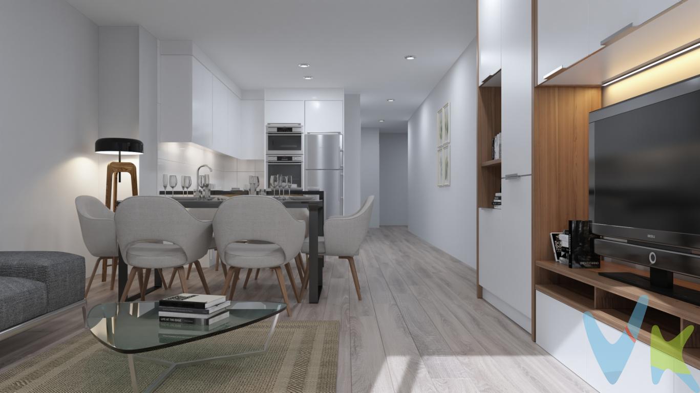 Vivienda Exclusiva en venta,  sexta y última planta, dormitorio + despacho.  Trastero incluido en el precio. Garaje opcional. En el Corazón de Gijón: Diseño, Confort y Rentabilidad. Con un diseño moderno, materiales de alta calidad y la última tecnología en eficiencia energética, estas viviendas te ofrecen el máximo confort y una oportunidad de inversión segura.Ubicación PrivilegiadaSituadas en una de las zonas más codiciadas de Gijón, disfrutarás de la comodidad de tener, a muy pocos minutos caminando, la Playa de San Lorenzo, la Plaza de San Miguel o la calle Uría, con supermercados, farmacias y comercios a tu alcance. Además, dispones de plazas de garaje opcionales en el mismo edificio, para un día a día sin preocupaciones.Espacios Amplios y LuminososEsta vivienda ha sido diseñada para maximizar la luz natural, la eficiencia térmica y acústica, y la comodidad sin barreras arquitectónicas. Se ofrecen tres opciones, todas ellas con un trastero incluido:·                     Vivienda A (80 m² construidos): Hogar elegante y funcional, ideal para parejas o personas que buscan un espacio acogedor para disfrutarlo ellos mismos. Cuenta con hall de entrada, amplio salón-comedor con cocina integrada, dormitorio principal con vestidor, baño completo y un despacho (o segunda habitación)Acabados de Alta Gama·                     Carpintería exterior: Ventanas con doble acristalamiento CLIMALIT y persianas motorizadas.·                     Cocinas y mesetas de diseño.·                     Armarios con puertas lacadas en blanco en todas las habitaciones.·                     Amplios Baños: Muebles con espejos iluminados, grifería de alta calidad y platos de ducha enrasados y antideslizantes, con mampara.·                     Suelos premium: Madera noble y porcelánicos de gran formato.Tecnología y Eficiencia EnergéticaEstas viviendas cuentan con calificación energética A y tecnología de última generación:·                     Aerotermia para calefacción, refrigeración y agua caliente, con hasta un 90% de ahorro energético.·                     Paneles radiantes Sunthaldress para una climatización natural y sin corrientes de aire.·                     Sistema de ventilación con recuperación de calor, asegurando aire limpio y una temperatura estable todo el año.·                     Iluminación LED y domótica, con control inteligente de luces, persianas y temperatura.Accesibilidad y Valor AñadidoEl edificio contará con un nuevo ascensor y puerta automática en el portal, cumpliendo con la normativa de accesibilidad y sin coste adicional para los compradores.Una Inversión Segura en una Ciudad en Pleno CrecimientoGijón es una de las ciudades más dinámicas del norte de España, con alta demanda inmobiliaria y un turismo en auge. Ya sea para vivir o invertir, estas viviendas garantizan una alta rentabilidad y revalorización.