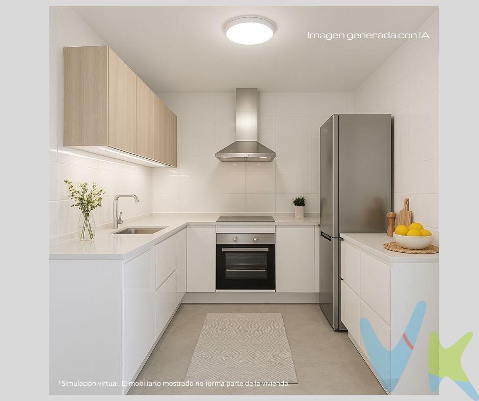 Amplia y luminosa vivienda a estrenar de 3 habitaciones y 2 baños en el centro de Los Corrales de Buelna. La Vivienda B se distingue por sus tres dormitorios y la amplitud de sus 116.45  m² , ideales para familias que buscan crecer en un entorno cómodo o para quienes necesitan espacio extra para teletrabajo y hobbies.     Espacios llenos de luz: Gracias a su diseño y a los grandes ventanales de PVC con doble cristal, disfrutarás de luz natural durante todo el día.     Ahorro y confort: El sistema de aerotermia híbrida mantiene la temperatura perfecta de forma eficiente, reduciendo tus facturas y garantizando el bienestar en todas las estaciones del año.     Cocina y baños amueblados: Listos para estrenar, con materiales de calidad y detalles pensados para el uso cotidiano. ¡Entra a vivir sin complicaciones!.     Vida en el centro: Estar a pocos minutos a pie de supermercados, colegios y zonas de ocio se convierte en un lujo diario, multiplicando la calidad de tu tiempo libre. GASTOS DE LA TRANSACCION: . • LA COMPRA DE CADA VIVIENDA ESTÁ GRAVADA POR EL IMPUETO DE ACTOS JURÍDICOS DOCUMENTADOS: TIPO IMPOSITIVO DEL 1,5%. • COSTE DE LA ESCRITURA DE COMPRAVENTA. • COSTE DE LA INSCRIPCIÓN DE LA ESCRITURA DE COMPRAVENTA. PRECIO: 150.000 + 10% IVA. 