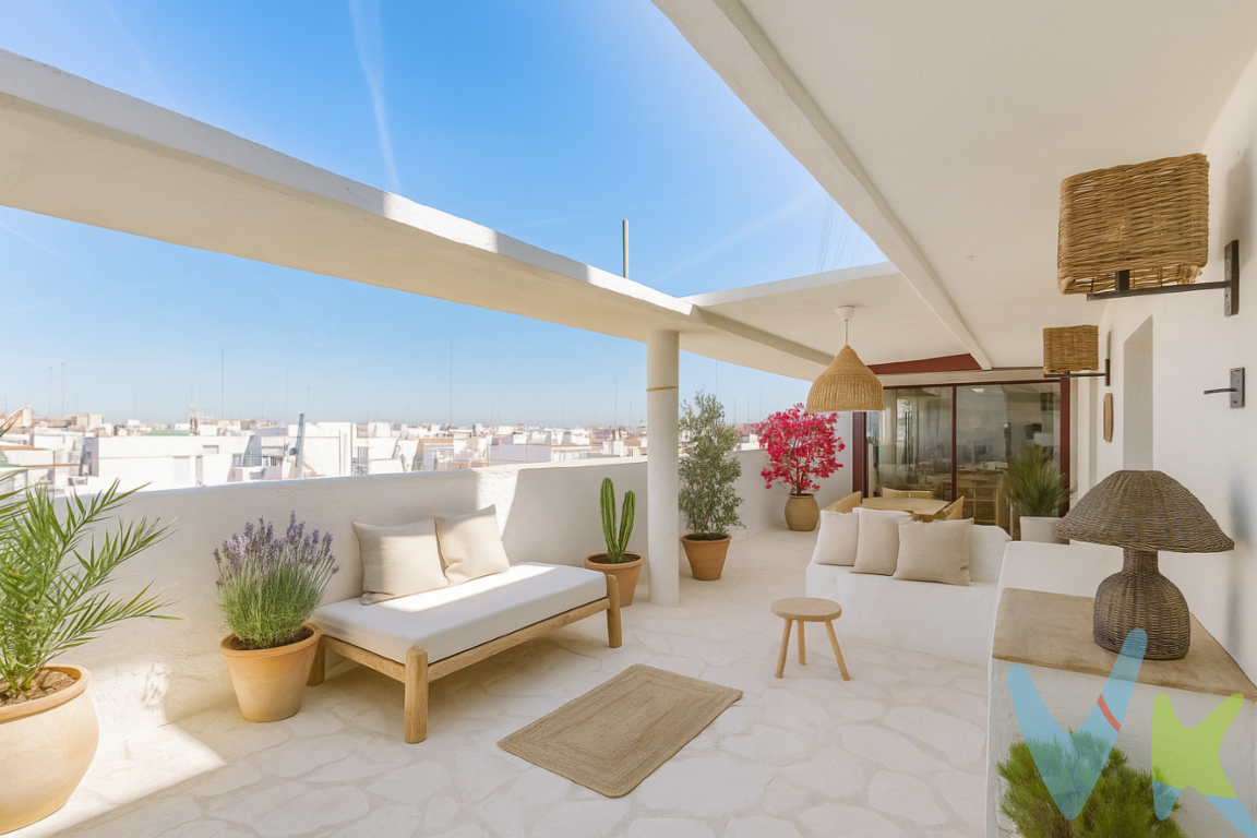 Ático Dúplex frente a la Ciudad de las Artes y las Ciencias en ValenciaEn una de las direcciones más codiciadas del Mediterráneo, junto al icono arquitectónico de la Ciudad de las Artes y las Ciencias, se presenta esta extraordinaria residencia penthouse: una propiedad que trasciende el concepto de vivienda para situarse en la categoría de activo irrepetible.Suspendido sobre la ciudad, este ático dúplex encarna la máxima expresión de privacidad, luz y sofisticación. Sus dos amplias terrazas privadas, concebidas como auténticos escenarios exteriores, ofrecen una experiencia sensorial única: desde amaneceres bañados en luz dorada hasta noches donde la arquitectura y el cielo se funden en un espectáculo exclusivo.La suite principal, ubicada en la planta superior, redefine el lujo íntimo. Su diseño abuhardillado, de líneas envolventes y elegancia atemporal, crea un espacio de recogimiento absoluto. El baño spa, concebido como un santuario personal, eleva el bienestar a una dimensión superior, donde cada detalle ha sido pensado para una experiencia de calma, silencio y sofisticación.La propiedad se integra en un entorno residencial cuidadosamente diseñado para un estilo de vida sin concesiones:  Plaza de garaje privada y trastero, Piscina  rodeada de zonas ajardinadas. Servicio de portería con estándares premium de discreción y seguridad. Espacios comunes orientados al confort y la exclusividadLa localización, estratégica y altamente valorada, sitúa la residencia a escasos minutos de enclaves clave como Centro Comercial Aqua y El Corte Inglés, así como perfectamente conectada con el centro histórico, el distrito financiero y las principales arterias de la ciudad.En términos de inversión, esta propiedad se posiciona como un activo  dentro del segmento prime europeo: escasez de producto comparable, alta demanda internacional y proyección sostenida en uno de los mercados más dinámicos del sur de Europa.__________________  La comercialización del presente inmueble se realiza en régimen de exclusiva, garantizando a la propiedad una gestión profesional, coordinada y sin interferencias externas. Trabajamos bajo el modelo de exclusiva compartida, colaborando activamente con otras agencias y profesionales que representen a posibles compradores o arrendatarios, con el objetivo de maximizar la difusión y las oportunidades de cierre.Por respeto a la propiedad y a sus ocupantes, se ruega no molestar directamente a propietarios o inquilinos. Para cualquier información adicional, concertar visita o plantear colaboración profesional, deberán dirigirse exclusivamente a nuestra oficina.La información contenida en este anuncio (incluyendo superficies, distribución, características, imágenes, planos y precios) tiene carácter meramente informativo y orientativo, no contractual, pudiendo estar sujeta a modificaciones, errores u omisiones sin previo aviso. Las superficies indicadas son aproximadas y no tienen carácter vinculante.El precio publicado no incluye impuestos ni gastos derivados de la operación (ITP, IVA, AJD, notaría, registro, gestoría u otros que legalmente correspondan).En caso de compraventa, los honorarios de intermediación inmobiliaria no están incluidos en el precio y serán satisfechos por la parte compradora de forma independiente, salvo pacto distinto.En caso de arrendamiento, la renta indicada no incluye suministros ni otros gastos repercutibles salvo indicación expresa en el anuncio. Las condiciones económicas y jurídicas definitivas se establecerán en el correspondiente contrato conforme a la normativa vigente. Los honorarios profesionales se aplicarán conforme a la legislación en vigor en el momento de la formalización del contrato.La propiedad podrá ser retirada del mercado o modificada en sus condiciones sin previo aviso, estando la oferta sujeta a disponibilidad. 