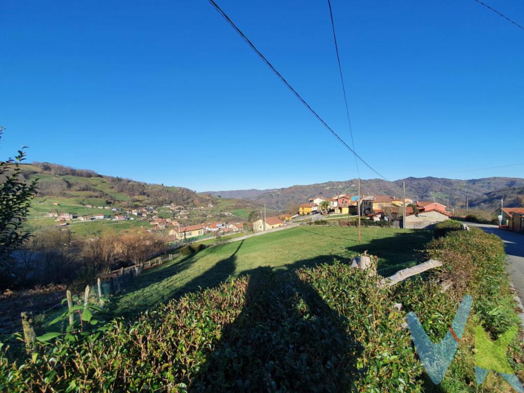 En Blimea en Riolapiedra en la comarca del Valle del Nalon ,ponemos a la venta Casa en Planta Baja con Finca de 4949 metros  con unas Vistas Espectaculares en un bonito Valle del Concejo de San Martin del Rey AurelioEs una vivienda de 65 metros que consta de 2 Habitaciones, Sala Cocina y Baño además de un Almacén en planta Sotano ,completamente a Reformar y ponerla a tu gusto Riolapiedra se encuentra a una altitud de 485 metros y a 4Km de Sotrondio el lugar IDEAL para disfrutrar  de la tranquilidad de la montaña  y con todos los servicios cercanosLlámanos y estaremos encantados de darte todo la InformaciónEl precio no incluye el 8% del Impuesto de Transmisiones Patrimoniales ni los gastos de Notaría y Registro.