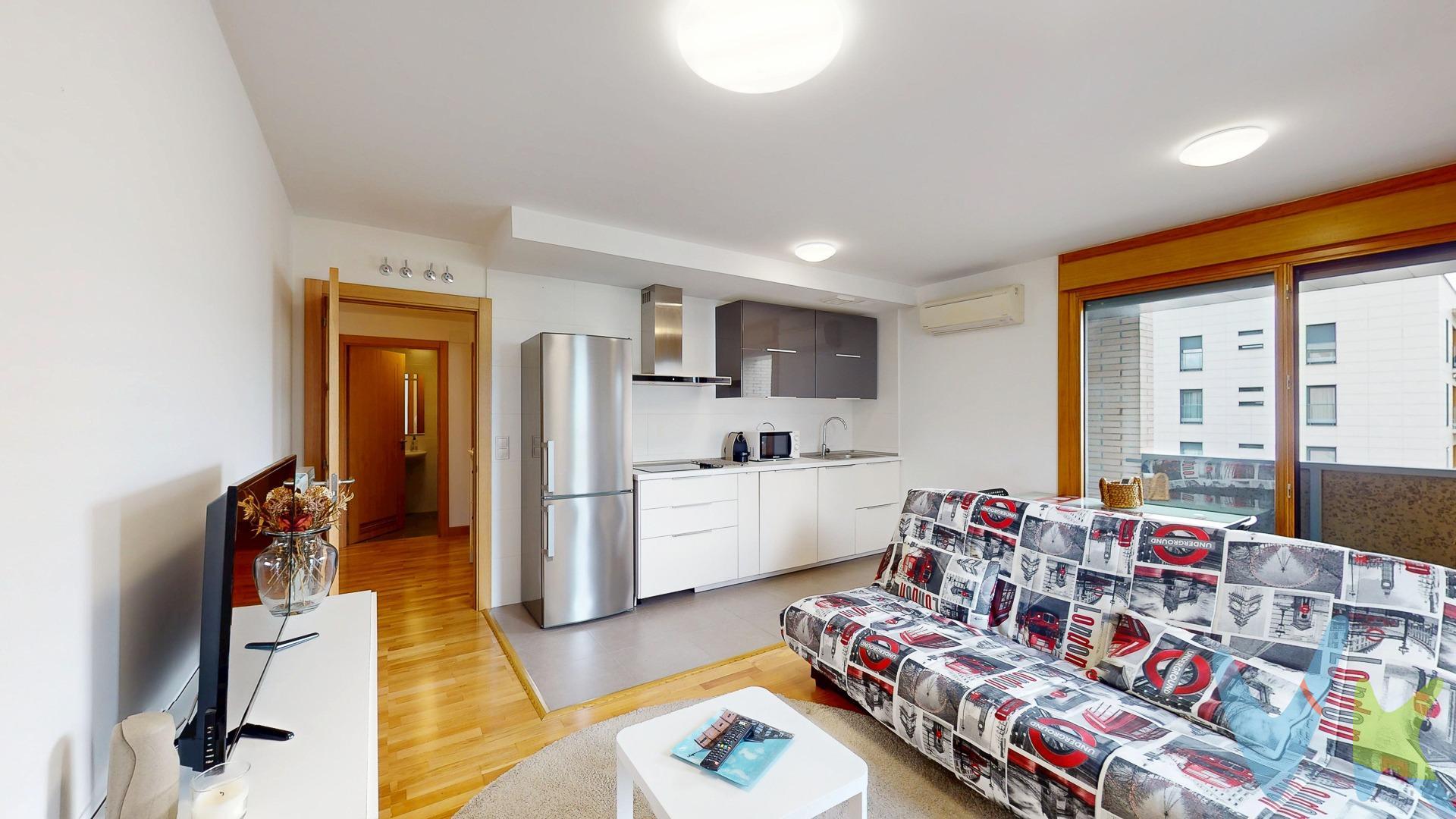 Se vende acogedor apartamento de 1 habitación, 1 baño, terraza, plaza de garaje y trastero en una tercera planta con ascensor, ubicado en una de las zonas más tranquilas y demandadas de Zizur Mayor (Sector Ardoi). Características:. - Habitación principal: 11,20 m². - Salón con cocina integrada: 20,10 m². - Baño completo. - Terraza privada: 3,20 m². Plaza de garaje y trastero incluidos en el precio. Calefacción y agua caliente central con contador individual. Gastos de comunidad 75€ mensuales. El apartamento es luminoso, bien distribuido y perfecto tanto para vivir como para invertir. Edificio moderno con buenas calidades y acceso adaptado. La vivienda dispone de aire acondicionado. Muy bien situado, con todos los servicios cerca: supermercados, transporte público, zonas verdes y acceso rápido a Pamplona. ¡No dejes pasar esta oportunidad!.  Para más información o concertar una visita, contacta sin compromiso. (Los datos y superficies publicados en este anuncio son aproximados y meramente informativos, sin valor contractual. EPVP no incluye impuestos ni gastos de transmisión).