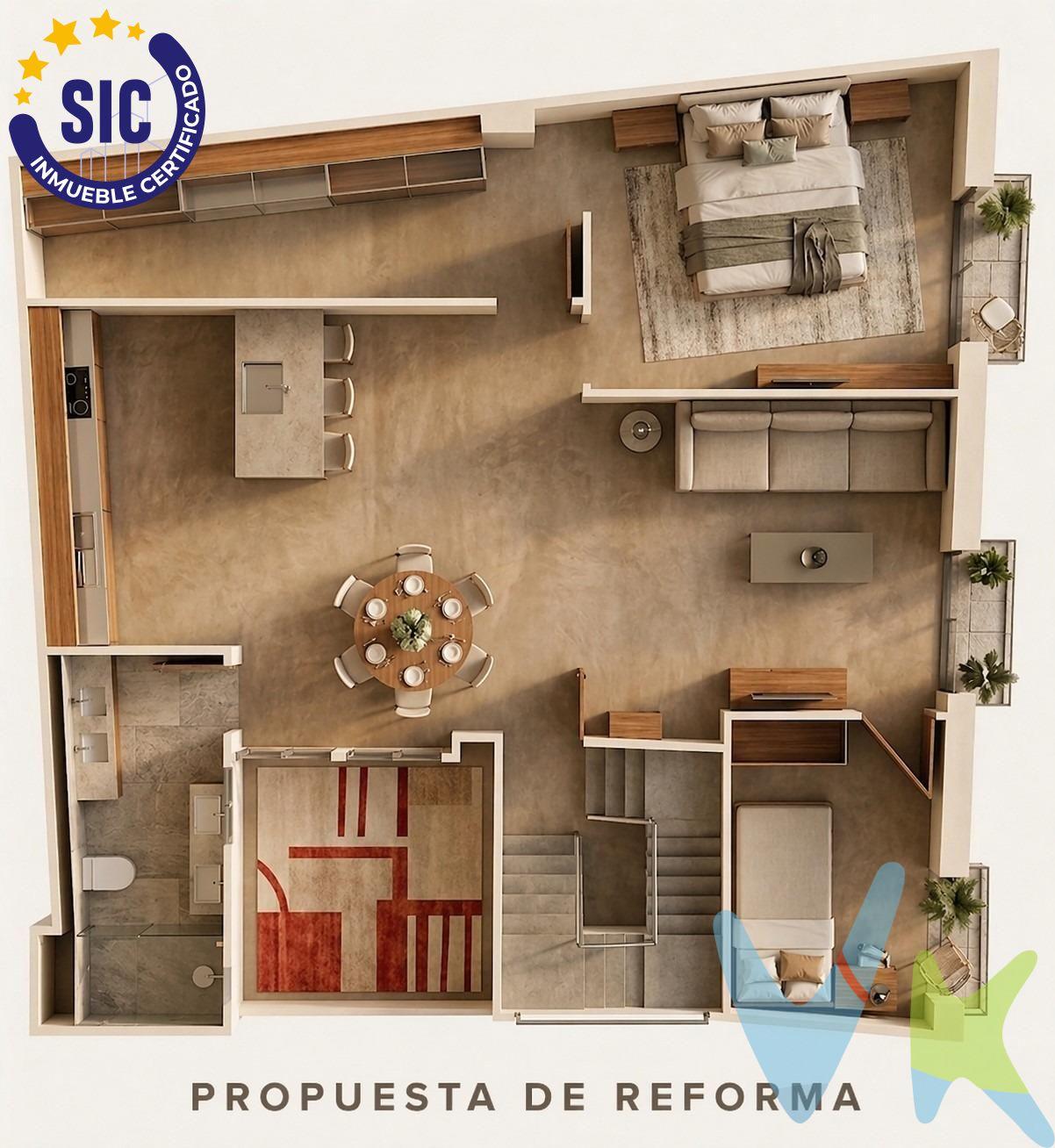 Oportunidad única en el corazón del centro histórico de Valencia – Zona Mercat. Descubre esta vivienda con enorme potencial situada en plena zona del Mercat, uno de los enclaves más emblemáticos y demandados del centro de Valencia. Se trata de una primera planta con ascensor, con 79 m² construidos, distribuida en dos dormitorios y un baño, ideal para quienes buscan crear un hogar a medida o realizar una inversión con gran proyección de revalorización. La vivienda necesita reforma integral, lo que permite diseñarla completamente al gusto del comprador, sacando el máximo partido a sus techos altos, sus pavimentos hidráulicos originales y sus carpinterías de madera, elementos con carácter que aportan autenticidad y un encanto difícil de encontrar hoy en día. Un lienzo en blanco perfecto para combinar tradición y diseño contemporáneo. Ubicada en un edificio con encanto, que conserva la esencia del casco antiguo y elementos arquitectónicos tradicionales, la vivienda se encuentra en una calle tranquila, pese a estar en pleno centro histórico. Una ubicación excepcional. Vivir en el distrito del Mercado Central es disfrutar de una de las zonas con mayor valor patrimonial y calidad de vida de Valencia. A escasos minutos del Mercado Central, la Lonja de la Seda y la Plaza del Ayuntamiento, rodeado de historia, cultura y arquitectura singular. La zona ofrece excelente comunicación en transporte público, además de una completa oferta de comercios, restaurantes, cafeterías, colegios, servicios, zonas culturales y de ocio. Todo a un paso, ideal para disfrutar del centro caminando, con el ambiente vibrante de la ciudad y la tranquilidad de un barrio consolidado. Una oportunidad perfecta tanto para vivienda habitual como para inversión, en una ubicación prime del centro de Valencia, donde este tipo de propiedades son cada vez más escasas. En el precio indicado en este anuncio no están incluidos los gastos propios de la compraventa, tales como impuestos aplicables y gastos de Notaría, registro, o gestoría. Tampoco esta honorarios de la inmobiliaria (que son compartidos entre comprador y vendedor), ETC. El anuncio, aunque es fiel reflejo de la información contrastada por esta empresa, puede contener errores y no tiene carácter contractual. Por mandato expreso del propietario, comercializamos este inmueble en exclusiva, lo que garantiza el acceso a toda la información, a un servicio de calidad, un trato fácil, sencillo y sin interferencias a terceros. Por este motivo, se ruega no molestar al propietario, a los ocupantes de la propiedad, o a los vecinos. Muchas gracias por su comprensión. Si usted es agente inmobiliario y tiene un cliente para este inmueble, llámenos, estaremos encantados de colaborar.  En ningún caso, los textos, fotografías, imágenes, o cualquier otro contenido del presente anuncio, tienen carácter contractual, siendo validos solo como mera información. 