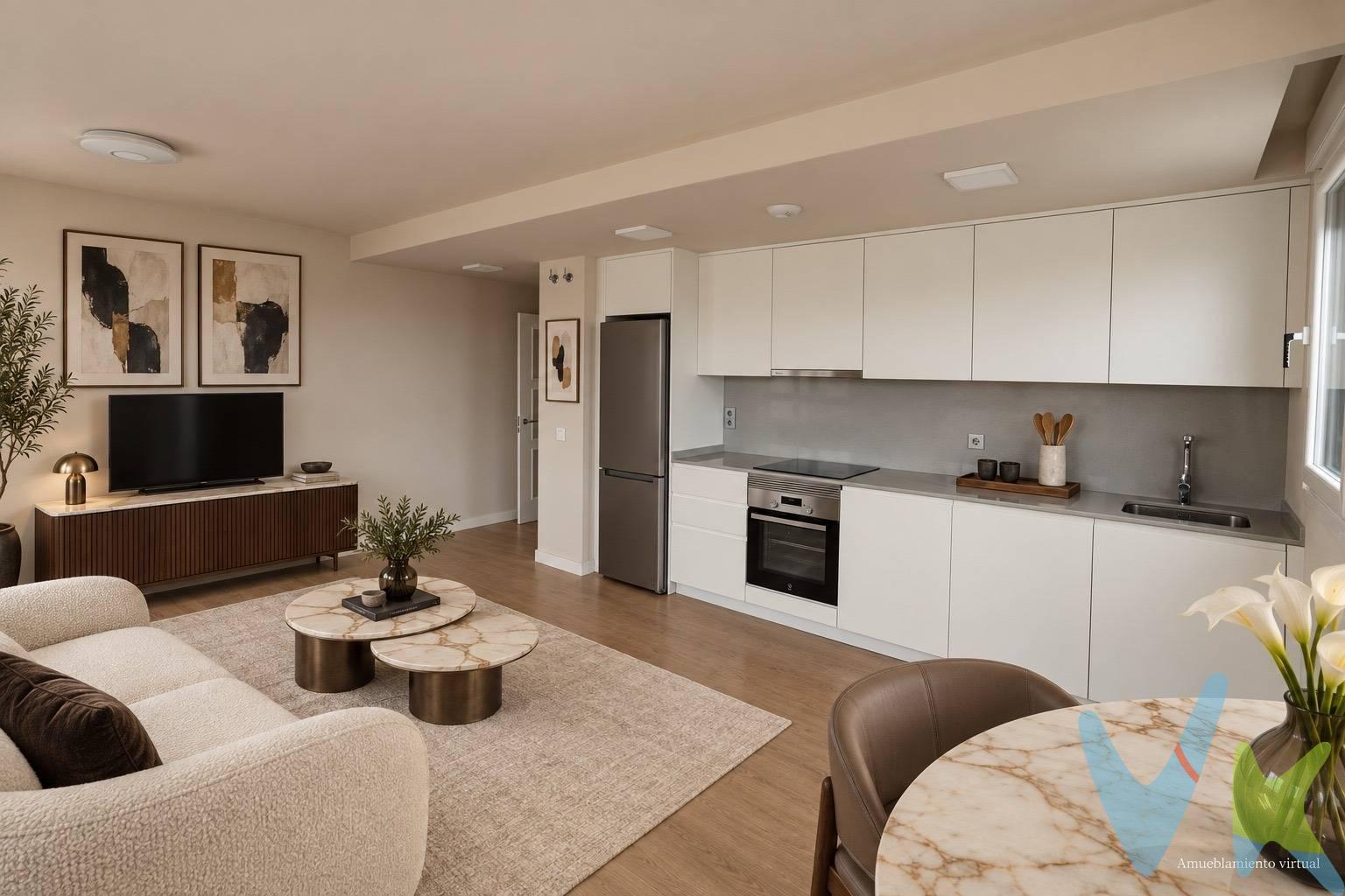 ¡Luz, diseño y altura! Espectacular piso en Tamaraceite Sur con garaje y trastero. ¿Buscas un hogar moderno, inundado de luz natural y en una de las zonas con mayor proyección de Las Palmas de Gran Canaria?. Ubicado en la 7ª planta de un edificio de reciente construcción en la Avenida Ocho de Marzo, este fantástico piso de 79 m² te conquistará desde el primer momento por su luminosidad y sus impresionantes vistas despejadas. La vivienda se distribuye de manera inteligente, aprovechando cada metro al máximo. El corazón de la casa es su espectacular salón-comedor de concepto abierto, conectado con una moderna cocina de diseño con acabados en blanco mate y electrodomésticos en acero inoxidable. Todo el espacio cuenta con suelos de tarima cálida, creando un ambiente acogedor y vanguardista (tal y como sugieren las imágenes de decoración de nuestro Home Staging). En la zona de descanso, disfrutarás de un precioso dormitorio principal con un gran armario empotrado, diseñado para el máximo confort. Además, dispone de una segunda habitación, súper versátil, ideal para configurarla como un despacho profesional para el teletrabajo, habitación de invitados o dormitorio juvenil. ¿Qué más incluye?. Para que tu comodidad sea absoluta, el precio incluye una amplia y cómoda plaza de garaje (11 m² útiles) y un práctico trastero (3 m² útiles) en el mismo edificio, con acceso directo. ¡Olvídate de dar vueltas buscando aparcamiento!. Situado en Tamaraceite Sur, disfrutarás de la tranquilidad de un entorno residencial moderno, pero con absolutamente todos los servicios, centros comerciales y excelentes conexiones a tu alcance. Una propiedad impecable, con calidades de primera y lista para entrar a vivir de inmediato. ¡Este tipo de viviendas vuelan rápido!. Contáctame hoy mismo para agendar tu visita y ven a descubrir el que será tu nuevo hogar. 