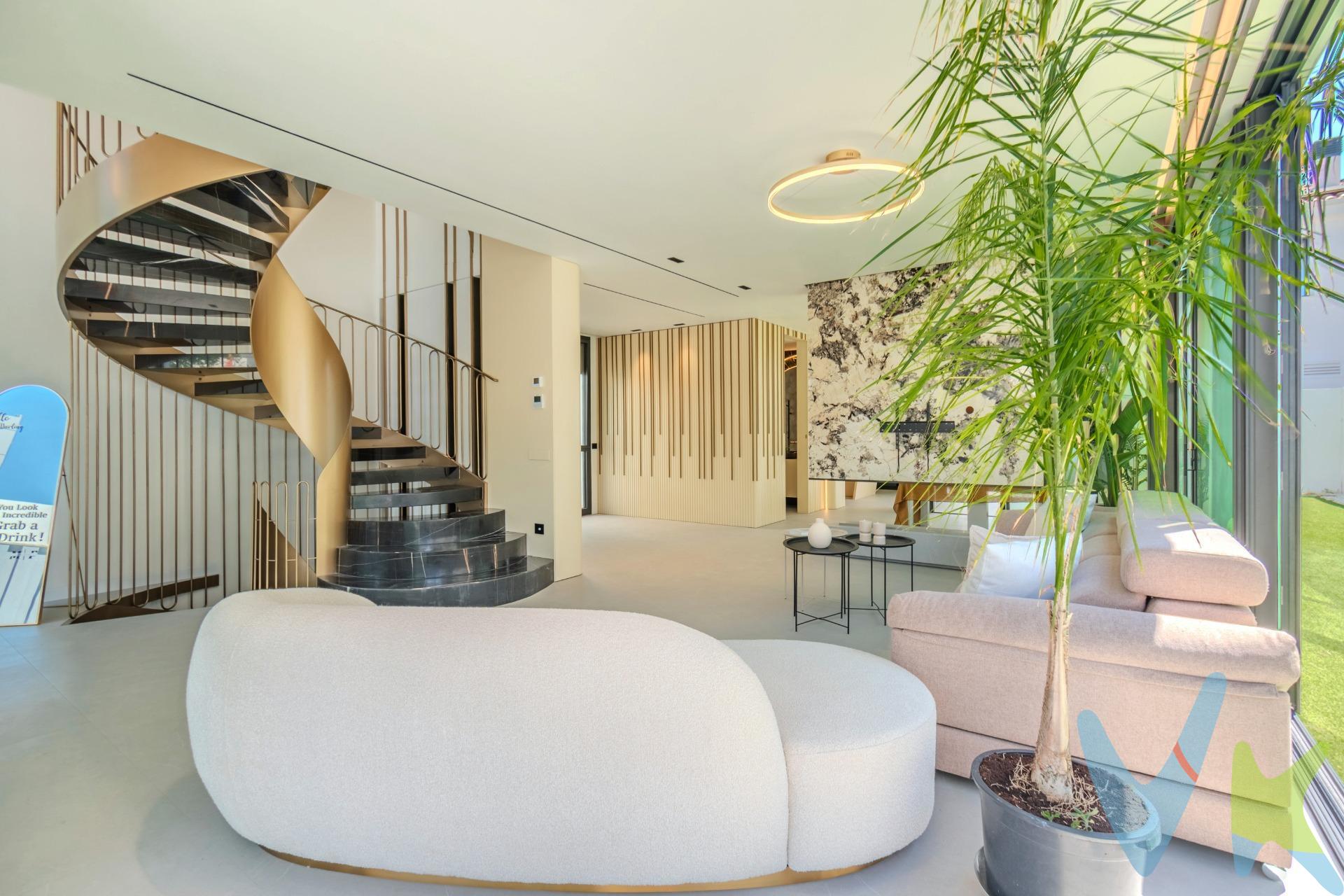 Descubre el lujo y la elegancia de este impresionante chalet situado en la exclusiva zona de Lledó, esta propiedad se extiende sobre una superficie construida de 206 m² que combina sofisticación con comodidad.  . Disfruta del esplendor exterior gracias a su magnífica terraza equipada con piscina desbordante y área destinada a una barbacoa, perfectas para disfrutar momentos inolvidables al aire libre. En su interior encontrarás tres habitaciones luminosas y tres baños diseñados con materiales premium, como mármol Patagonia para el mueble de la TV y escalera revestida en mármol Bamboo, que hacen de esta propiedad un lugar exclusivo. La casa cuenta además con suelo radiante que garantiza confort todo el año, sistema de aire acondicionado por conductos, persianas y estores automáticos, e iluminación exterior inteligente mediante sensores crepusculares. Equipado también con electrodomésticos Siemens y Liebherr así como grifería Bruma que proporcionan funcionalidad sin sacrificar estilo. Su garaje tiene capacidad para dos coches y varias motos, junto a un espacio versátil ideal como gimnasio o sala multiusos. Por último, destacar las mamparas tratadas antical, instalación de alarma con varias cámaras de seguridad, carpintería exterior de aluminio marca K-LINE, puertas hasta el techo con un diseño acorde a todo su estilo, salida del aire con diseño. La casa esta rodeada de amplios ventanales con apertura a ambos lados, añadiendo ese toque adicional hacia la excelencia. El hogar perfecto donde cada detalle ha sido cuidado minuciosamente y un punto de partida donde empezar a soñar. ¡Ven a visitar tu nueva forma de vida!. . Gastos e impuestos no incluidos en el precio. A título orientativo, en segundas transmisiones, el comprador abonará el Impuesto sobre Transmisiones Patrimoniales (ITP),Gastos de Notaría y Registro. Si se precisa hipoteca:tasación, condiciones y costes bancarios según entidad elegida por el comprador. Honorarios de intermediación inmobiliaria no incluidos en el precio de venta. El consumidor tiene derecho a disponer de información y documentación adicional relativa al inmueble y condiciones de la compraventa. La agencia actúa exclusivamente como intermediaria en la operación. Cualquier compraventa y sus condiciones quedan sujetas en todo caso a la aceptación expresa del vendedor del inmueble y a la posterior formalización del correspondiente contrato. El presente anuncio tiene carácter meramente informativo; la información suministrada se corresponde con la disponible a la fecha de publicación, pudiendo variar en función de las circunstancias o actualizaciones legales, contractuales y fiscales. 