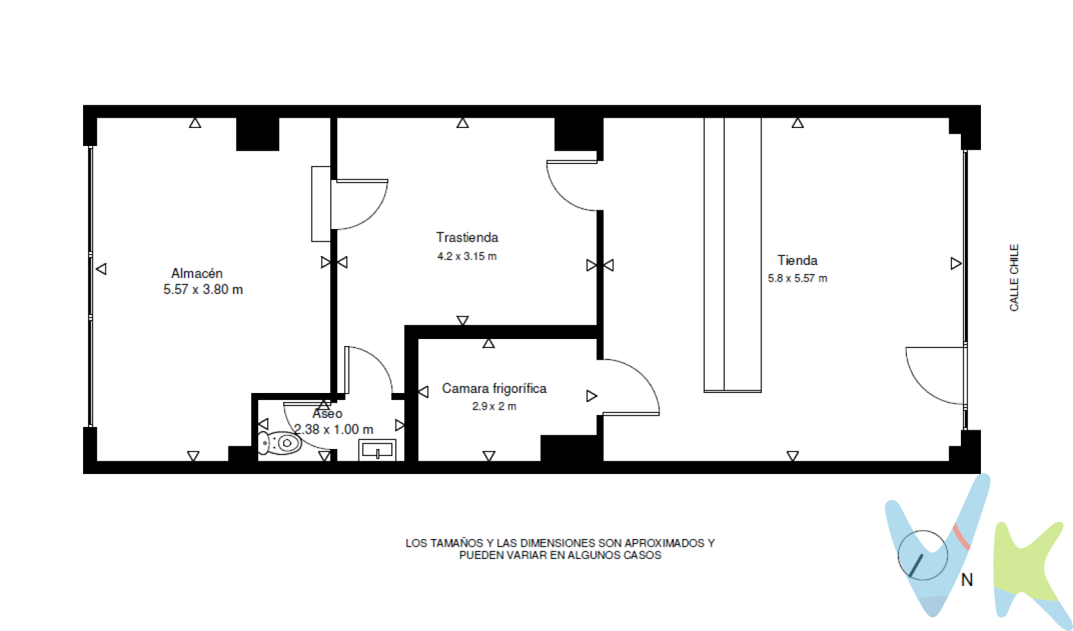  ¡Oportunidad única para emprendedores en Gijón! Se ofrece en venta un magnífico local comercial situado en el conocido barrio de Natahoyo. Este espacioso inmueble promete ser el escenario ideal para su nuevo negocio, Aproveche esta gran oportunidad para establecer su comercio en una ubicación privilegiada.El edificio, construido en 1980, conserva un excelente estado y se encuentra en una zona estratégica de fácil acceso. La proximidad de líneas de tren y autobús garantiza una conectividad excepcional, facilitando el flujo constante de clientes potenciales. La conveniencia del transporte público cercano es un plus indiscutible para cualquier tipo de negocio.Este local comercial destaca por su versatilidad. Los 73 metros cuadrados útiles ofrecen una distribución eficiente, permitiendo diversas configuraciones para adaptarse a su modelo de negocio específico. La entrada principal cuenta con amplios ventanales, que no solo aportan luz natural al interior, sino que también brindan un excelente escaparate para exhibir productos o servicios.En su interior, el espacio es completamente diáfano, ofreciendo total libertad para ajustarlo según sus necesidades. La altura del techo contribuye a generar una sensación de amplitud, ideal para diseñar un ambiente acogedor y funcional. Además, la distribución del local permite una fácil implementación de mobiliario y equipo necesario para desarrollar cualquier actividad comercial.La ubicación en el barrio de Natahoyo es un factor a destacar. Esta zona de Gijón es conocida por su diversidad comercial y su creciente actividad económica. La presencia cercana de otros negocios y servicios asegura un constante flujo peatonal que beneficiará al establecimiento nuevo. La comunidad local es activa y receptiva, lo que permitirá integrar rápidamente su negocio en el entorno.No deje pasar esta oportunidad única de formar parte del crecimiento económico de Natahoyo. Este local comercial en venta es, sin duda, la opción perfecta para aquellos que buscan calidad, ubicación y potencial en un mismo lugar. Visite el espacio y atrévase a imaginar todas las posibilidades que le esperan. Su futuro negocio en Gijón puede comenzar aquí.