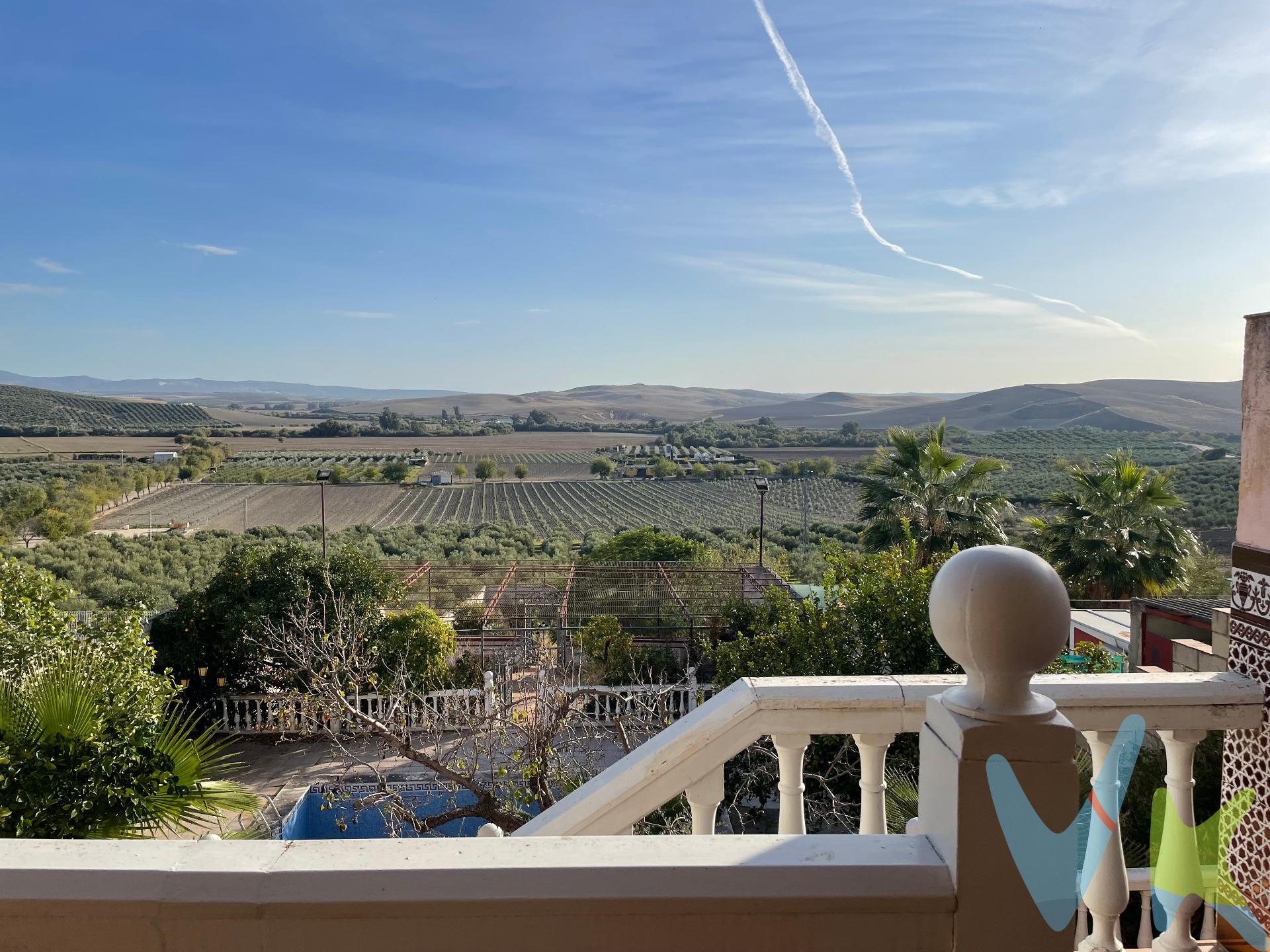 En Santa Cruz,  término municipal de Córdoba, a escasos metros de la parada de la línea M-230, se emplaza esta casa en suelo urbano e hipotecable. Consta de dos plantas sobre rasante y una de sótano, estando las plantas baja y alta comunicadas entre sí por una sobresaliente escalera de mármol. Para la fachada se optó por el mortero monocapa, una decisión inteligente porque se conserva bien y necesita poco mantenimiento. En la primera planta, el distribuidor da paso a cuatro generosos dormitorios, y a los baños que les dan servicio, uno de ellos en suite. En planta baja, tras el vestíbulo de acceso, tenemos un lujoso salón con una destacable chimenea de marmol, un práctico baño, el dormitorio de invitados y una funcional cocina con despensa. Franqueada ésta, encontramos un agradable porche con vistas a un mar de olivos. Al final del mismo hay una escalera que conduce a la primera de las zonas de barbacoa, el sótano con aseo y el garaje. En este nivel, completando la zona de recreo, hay también una piscina, una pista de tenis, la segunda zona de barbacoa y una amplia extensión de parcela. Su ubicación es excelente, dada su proximidad a la Parroquia de Nuestra Señora de la Encarnación. El entorno está consolidado, presentando equipamientos como el Centro Cívico Santa Cruz, el CEIP Elena Luque o el Consultorio Santa Cruz. ¿Te apetece conocerla?