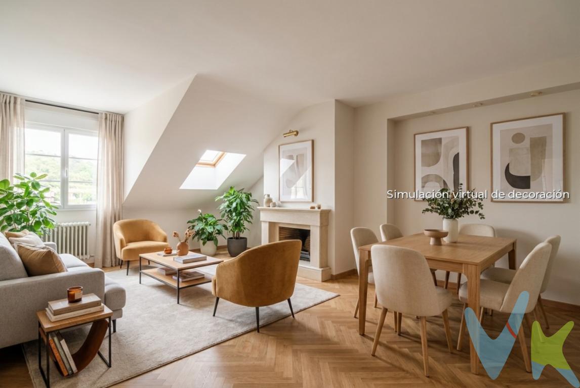 Situado en el corazón de Campomanes, se encuentra este impecable piso de 81 metros útiles, una vivienda que destaca de inmediato por su extraordinaria luminosidad y un estado de conservación que permite entrar a vivir hoy mismo. Nada más entrar, la sensación de hogar es total gracias a una portería de alta calidad y una cuidada selección de materiales que marcan la diferencia.  Las habitaciones y el pasillo lucen un elegante suelo de parquet, mientras que las zonas de agua han sido revestidas con cerámica de alta calidad, garantizando durabilidad y una estética impecable.  El salón, amplio y acogedor, cuenta con su propia chimenea, creando un ambiente cálido y único para las tardes de invierno. Al ser una vivienda totalmente exterior, regala vistas despejadas al paisaje asturiano y luz natural durante todo el día, algo que se disfruta especialmente en sus dos terrazas de 5 metros cuadrados cada una, ideales para relajarse al aire libre. Además, la casa está pensada para el máximo confort: cuenta con la preinstalación de hilo musical en todas las estancias y ventanas de aluminio con doble acristalamiento que aseguran un aislamiento térmico y acústico excelente. Un aspecto diferencial es su i sistema de calefacción: utiliza una cocina de carbón o leña como centro neurálgico para suministrar un calor constante y tradicional a los radiadores de toda la casa. Para mayor funcionalidad, dispone también de calentador de gas y eléctrico, permitiendo tener agua caliente en verano con total comodidad y sin necesidad de encender la cocina principal.  La propiedad se completa con un garaje privado cerrado con zona de almacenamiento y dos carboneras independientes, una ventaja excepcional para organizar vehículos y pertenencias.   Campomanes ofrece una calidad de vida envidiable con todos los servicios (centro de salud, farmacia, comercios) y una conectividad estratégica por tren, autobús y carretera con las principales ciudades de Asturias.   Es la opción ideal para quienes buscan amplitud, calidez y conexión con la naturaleza.      Información Legal:  El precio de venta no incluye los gastos e impuestos derivados de la operación. Corresponden al comprador el pago del Impuesto sobre Transmisiones Patrimoniales (ITP), calculado sobre el valor más alto entre el precio de venta y el valor de referencia catastral, así como los honorarios de notaría y registro según aranceles oficiales, teniendo el comprador libertad para elegir notario. Para consultar los porcentajes del ITP en Asturias puede hacerlo a través de la web oficial de servicios tributarios del Principado de Asturias: https://sede.tributasenasturias.es/sites/sede/default/es_ES/Que-quieres-hacer/Transmisiones-Patrimoniales-y-AJD. Asimismo, el comprador asumirá los gastos de tasación y costes bancarios si precisa hipoteca. Por su parte, el vendedor asumirá el pago de la plusvalía municipal y los honorarios de intermediación. Este anuncio es meramente informativo y los interesados tienen derecho a solicitar la documentación adicional del inmueble conforme a la normativa vigente.