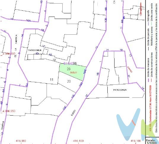 Ocasión, Parcela urbana en Ajofrín, calle Ejido 10C. 
Superficie 230m2
Ideal para hacer adosado.
Honorarios de intermediación inmobiliaria no incluidos en el precio.
Distancia a Toledo: 17 kilómetros.
Distancia a Sonseca: 4 kilómetros.
Pueblo con todos los servicios: Colegio, farmacia, centro de salud, supermercado, carnicería, estanco, etc.
Si necesitas hipoteca para construir, podemos hacerte un estudio de viabilidad. Pregúntanos.
Información válida salvo error tipográfico.