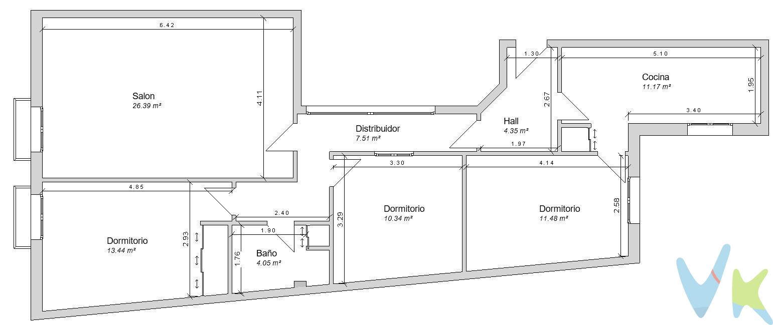 ¡Oportunidad única en Cádiz! Se vende bonito piso en primer piso, sin ascensor, pero con cómodas escaleras que facilitan el acceso. Este acogedor hogar cuenta con tres amplios dormitorios, ideales para toda la familia, una cocina independiente perfectamente equipada, un gran salón para disfrutar de tus momentos de descanso y un cuarto de baño completo y dos amplios balcones a la calle. Además, se encuentra a solo unos pasos del emblemático Campo del Sur, ofreciendo una ubicación privilegiada cerca de la playa de la Caleta y todos los servicios que necesitas. No dejes pasar esta excelente oportunidad de vivir en una de las zonas más demandadas de Cádiz. ¡Ven a visitarlo y haz de este piso tu nuevo hogar!. *Por mandato expreso del propietario, comercializamos este inmueble en exclusiva, lo que le garantiza el acceso a toda la información, a un servicio de calidad, un trato fácil, sencillo y sin interferencias de terceros. Por este motivo, se ruega no molestar al propietario, a los ocupantes de la propiedad o a los vecinos. Muchas gracias por su comprensión. * Gastos de compraventa no incluidos en el precio. Infórmese sin compromiso. Si le interesa esta vivienda pero necesita vender antes de comprar, le ofrecemos valoración gratuita de su propiedad y le ayudamos a encontrar un comprador. PERIODO DE VALIDEZ DEL ANUNCIO DICIEMBRE 2025. 