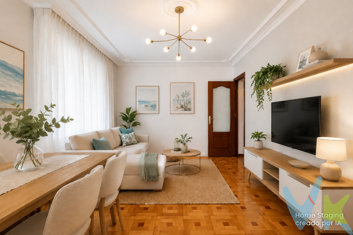 OPORTUNIDAD, VENTA DE AMPLIA VIVIENDA DE CUATRO DORMITORIOS EN CALLE ALONSO DE OJEDA Nº 21 DE GIJÓNTe presentamos esta magnífica vivienda de 127 m² construidos situada en la calle Alonso de Ojeda, esquina con Juan Alvargonzález, en una de las zonas más cómodas y bien comunicadas de Gijón.Ubicada en la cuarta planta del edificio, la vivienda destaca por su luminosidad y excelente distribución. Salvo uno de los dormitorios, todas las estancias son exteriores, lo que aporta una gran sensación de amplitud y luz natural durante todo el día.La propiedad se distribuye en salón-comedor, cocina independiente, cuatro dormitorios y 2 baños.La vivienda se encuentra en muy buen estado de conservación y mantenimiento, lista para entrar a vivir.Dispone además de calefacción central con contador individual, ofreciendo comodidad y eficiencia.Plaza de garaje Opcional por el precio de  22.000 , mas impuestos y gastos de compra.Una oportunidad poco habitual para quienes buscan una vivienda espaciosa, con cuatro dormitorios, orientación excelente, haciendo esquina y en una ubicación privilegiada de Gijón.Llámanos, te informaremos de todos los detalles. Estaremos encantados de acompañarte a visitarla y ayudarte a descubrir si es la vivienda que estás buscando.El precio de venta no incluye el Impuesto de Transmisiones Patrimoniales (ITP), gastos de notaría, registro de la propiedad y demás gastos inherentes a la compraventa, ni los honorarios de agencia inmobiliaria a cargo del comprador. En las últimas fotografías de este anuncio podrás descubrir una propuesta de reforma realizada mediante home staging virtual con inteligencia artificial, que muestra cómo podría transformarse esta vivienda tras una actualización estética.  