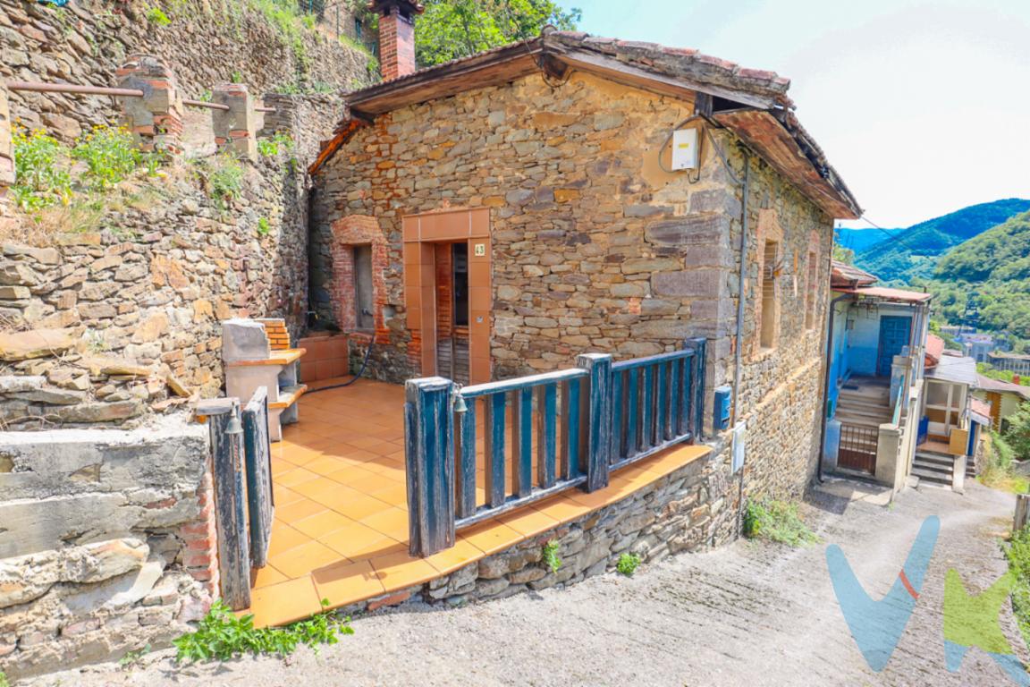 Vive el encanto de Asturias en tu propia casa de piedra ¡por solo 60.000 EUR!En el corazón del valle de Turón, en Mieres, se encuentra esta joya asturiana que combina tradición, naturaleza y calidez. Una acogedora casa de piedra vista, con ese aire rústico tan especial que solo las casas asturianas auténticas pueden ofrecer.Ubicación inmejorable: A tan solo 900 metros de Turón, donde encontrarás escuelas, farmacia, restaurantes, piscina municipal, campo de fútbol, supermercados, bus urbano y mucho más. Y lo mejor: estás a solo 30 minutos de Oviedo y 40 minutos de las playas del Cantábrico. Una conexión perfecta entre montaña, ciudad y mar. Distribuida con mimo y funcionalidad:2 habitaciones llenas de luz y tranquilidadSalón-cocina de concepto abierto, perfecto para compartir charlas junto al fuegoBaño completo, funcional y cómodoY lo mejor una amplia terraza con barbacoa, desde donde contemplar el valle, respirar aire puro y dejar que el tiempo se detenga.Precio: 60.000 EUR Una oportunidad única para vivir o invertir en un rincón lleno de encanto asturiano.Rodeada de naturaleza, en un entorno tranquilo y auténtico, esta casa es ideal como vivienda habitual, segunda residencia o incluso como alojamiento rural.Está rodeada de verdes paisajes, montañas que abrazan y cielos que regalan atardeceres de postal. Es el lugar perfecto para desconectar, reconectar y vivir con calma. Si sueñas con una vida más auténtica, entre montañas , naturaleza y al mejor precio, esta casa te está esperando. Ven a descubrirla... y déjate conquistar.No incluido en el precio el Impuesto de Transmisiones Patrimoniales y los gastos de Notaría y Registro.  