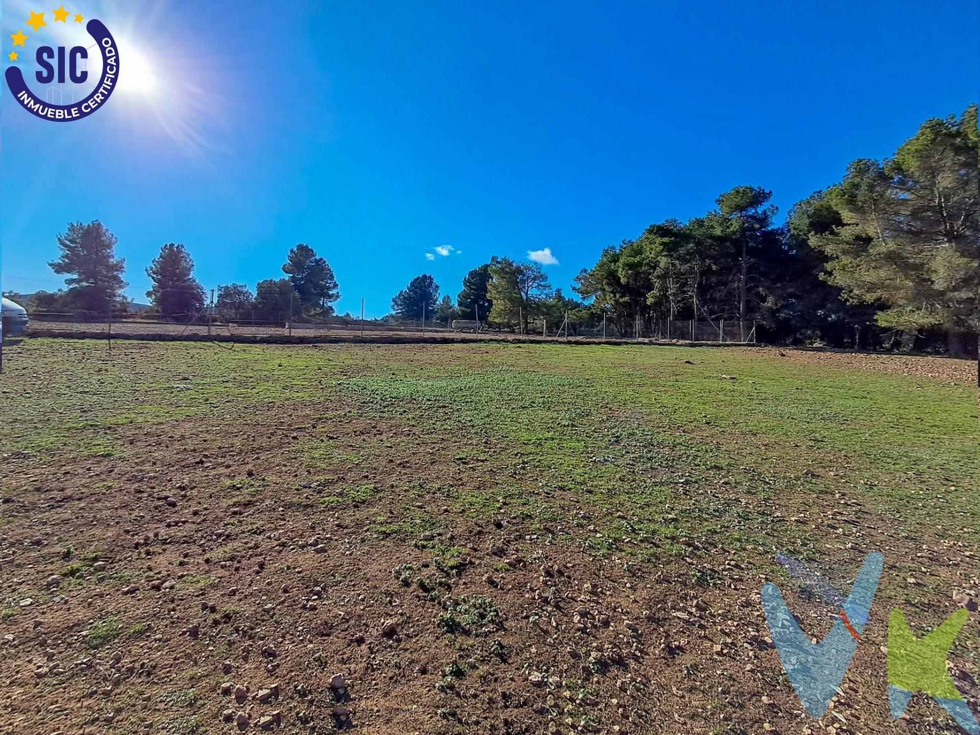 ¡Descubre esta maravilloso terreno de uso agropecuario! . Situada en un entorno natural privilegiado, esta propiedad cuenta con un terreno plano rodeado de árboles y montañas, ideal para quienes buscan tranquilidad y conexión con la naturaleza.  . Características: . - Terreno: Amplio y plano, perfecto para actividades agrícolas o ganaderas. . - Nave Agraria: Dispone de una nave de una planta, ideal para almacenamiento o como espacio de trabajo. . - Sondeo de Agua: Cuenta con un sondeo de 70 metros de profundidad dentro de la parcela, garantizando el suministro de agua para tus proyectos agropecuarios.  . Entorno: está rodeado de un paisaje natural impresionante, con árboles y montañas que ofrecen un ambiente sereno y rural. Es un lugar perfecto para disfrutar de actividades al aire libre y senderismo.  . Accesibilidad: Ubicada en una zona bien comunicada, se encuentra a poca distancia de servicios básicos y es de fácil acceso por carretera.  . ¡No pierdas la oportunidad de adquirir esta finca rústica y comenzar tu proyecto agropecuario en un entorno idílico! . Contáctanos para más información o para agendar una visita. VENTA:. PVP 90.000€.  Gastos e impuestos no incluidos en el precio. La compra conlleva impuestos y gastos de formalización para el comprador. A título orientativo se informa que en segundas transmisiones el  ITP  con carácter general en  Valencia  es del  10%, pudiendo existir otros tipos impositivos atendiendo a  las circunstancias  personales del comprador u otras circunstancias previstas legalmente. Base imponible del impuesto el mayor valor entre el precio de compraventa, la tasación o el valor de referencia catastral. En cuanto a los gastos de  notaría y registro, en su caso,  suelen oscilar aprox; entre 1,5% y 2,5% (aranceles variables según precio, n.º de copias y complejidad). El comprador elige notario. Si el comprador precisase de  hipoteca: tasación, condiciones y costes bancarios serán según entidad elegida por el comprador, así como los gastos de gestoría, y cualesquiera otros gastos inherentes a la formalización de la compraventa que legalmente correspondan a la parte compradora, salvo pacto expreso en contrario con el vendedor. El consumidor tiene,  conforme a la normativa vigente, a su disposición información y documentación adicional relativa al inmueble y condiciones de la compraventa, que podrá ser consultada en C/Joaquín Costa 4, bajo 46005 Valencia o urbe2@remax.es. Honorarios de mediación inmobiliaria a cargo del  COMPRADOR: (3% del precio final de venta más IVA (21%), salvo otro pacto.); y  de VENDEDOR (según acuerdo con el mismo). . Se informa al consumidor que la agencia actúa como intermediaria inmobiliaria en la operación, estando cualquier eventual compraventa y sus condiciones sujeta a la aceptación expresa del propietario-vendedor y a la posterior formalización del correspondiente contrato.