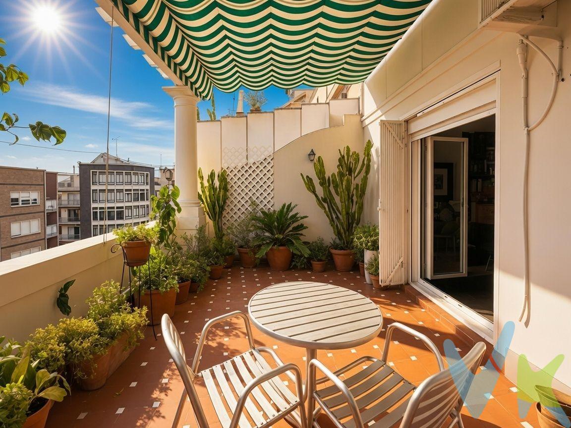 En la novena planta de un edificio histórico con ascensor y conserje, este ático de 300 m2 construidos (241 m2 útiles) combina la elegancia clásica con las comodidades de una vivienda pensada para vivirse con los cinco sentidos. Al llegar, la puerta blindada y el doble acristalamiento crean un espacio silencioso y protegido, alejado del ruido de la calle, mientras que los techos altos y los volúmenes generosos de la arquitectura original dan una sensación inmediata de amplitud al recorrerlo. La luz es protagonista: al ser una vivienda totalmente exterior y atravesante, cada estancia se ilumina de forma natural durante todo el día. . Desde las ventanas y la terraza de 13 m2 se contemplan vistas privilegiadas al Mercado Central y a los tejados históricos de la ciudad, un paisaje que cambia de tonos entre el día y la noche. La distribución ofrece dos salones-comedor con personalidades distintas: uno elegante junto a la entrada, ideal para recibir con conversaciones formales, y otro más cercano a la cocina—renovada y equipada en 2019—, pensado para la vida diaria y los momentos informales en familia. . Con cinco habitaciones amplias y tres baños, hay espacio de sobra para moverse, organizar y habitar cada rincón sin sensación de agobio. En la cubierta del edificio, un trastero privativo permite guardar sin ocupar espacio vital, y la calefacción central junto con el aire acondicionado garantizan una temperatura uniforme y agradable en cualquier época del año. Situado en pleno corazón del centro histórico de Valencia, este ático conecta el silencio y la calma de un hogar bien aislado con el pulso cultural, comercial y gastronómico de una de las zonas más vibrantes de la ciudad — una oportunidad única de ver, sentir y vivir Valencia. desde las alturas. VENTA:. PVP 1.100.000€. Gastos e impuestos no incluidos en el precio. La compra conlleva impuestos y gastos de formalización para el comprador. A título orientativo se informa que en segundas transmisiones el ITP con carácter general en Valencia es del 9%, pudiendo existir otros tipos impositivos atendiendo a las circunstancias personales del comprador u otras circunstancias previstas legalmente. Base imponible del impuesto el mayor valor entre el precio de compraventa, la tasación o el valor de referencia catastral. En cuanto a los gastos de notaría y registro, en su caso, suelen oscilar aprox. entre 1,5% y 2,5% (aranceles variables según precio, n.º de copias y complejidad). El comprador elige notario. Si el comprador precisase de hipoteca: tasación, condiciones y costes bancarios serán según entidad elegida por el comprador, así como los gastos de gestoría, y cualesquiera otros gastos inherentes a la formalización de la compraventa que legalmente correspondan a la parte compradora, salvo pacto expreso en contrario con el vendedor. El consumidor tiene, conforme a la normativa vigente, a su disposición información y documentación adicional relativa al inmueble y condiciones de la compraventa, que podrá ser consultada en C/Joaquín Costa 4, bajo 46005 Valencia o urbe2@remax.es. Honorarios de mediación inmobiliaria a cargo del COMPRADOR: (3% del precio final de venta más IVA (21%), salvo otro pacto.); y de VENDEDOR (según acuerdo con el mismo). Se informa al consumidor que la agencia actúa como intermediaria inmobiliaria en la operación, estando cualquier eventual compraventa y sus condiciones sujeta a la aceptación expresa del propietario-vendedor y a la posterior formalización del correspondiente contrato.
